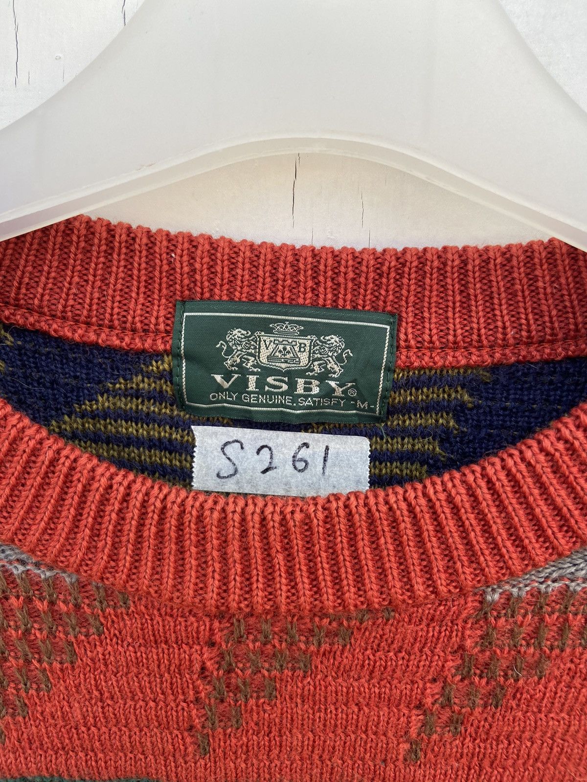 Japanese Brand VISBY PRINTED KNITTED SWEATSHIRT Size US M / EU 48-50 / 2 - 3 Thumbnail