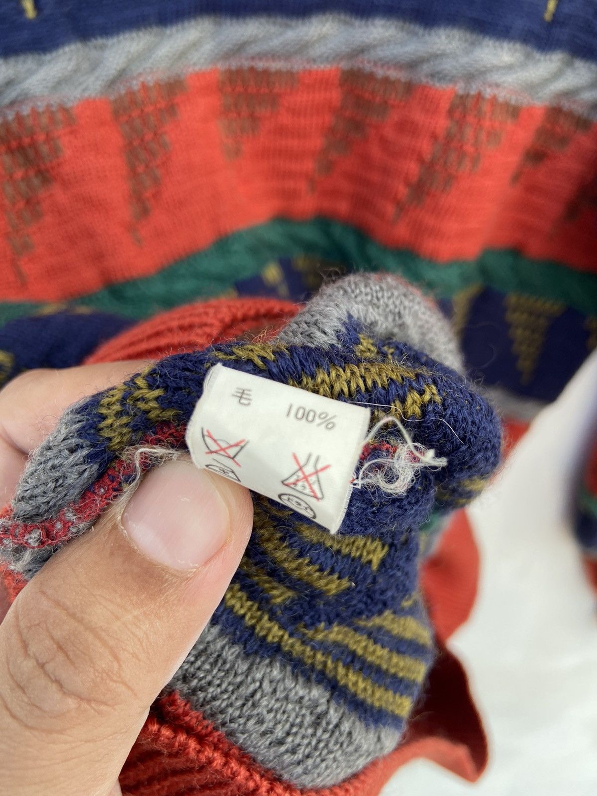 Japanese Brand VISBY PRINTED KNITTED SWEATSHIRT Size US M / EU 48-50 / 2 - 7 Thumbnail