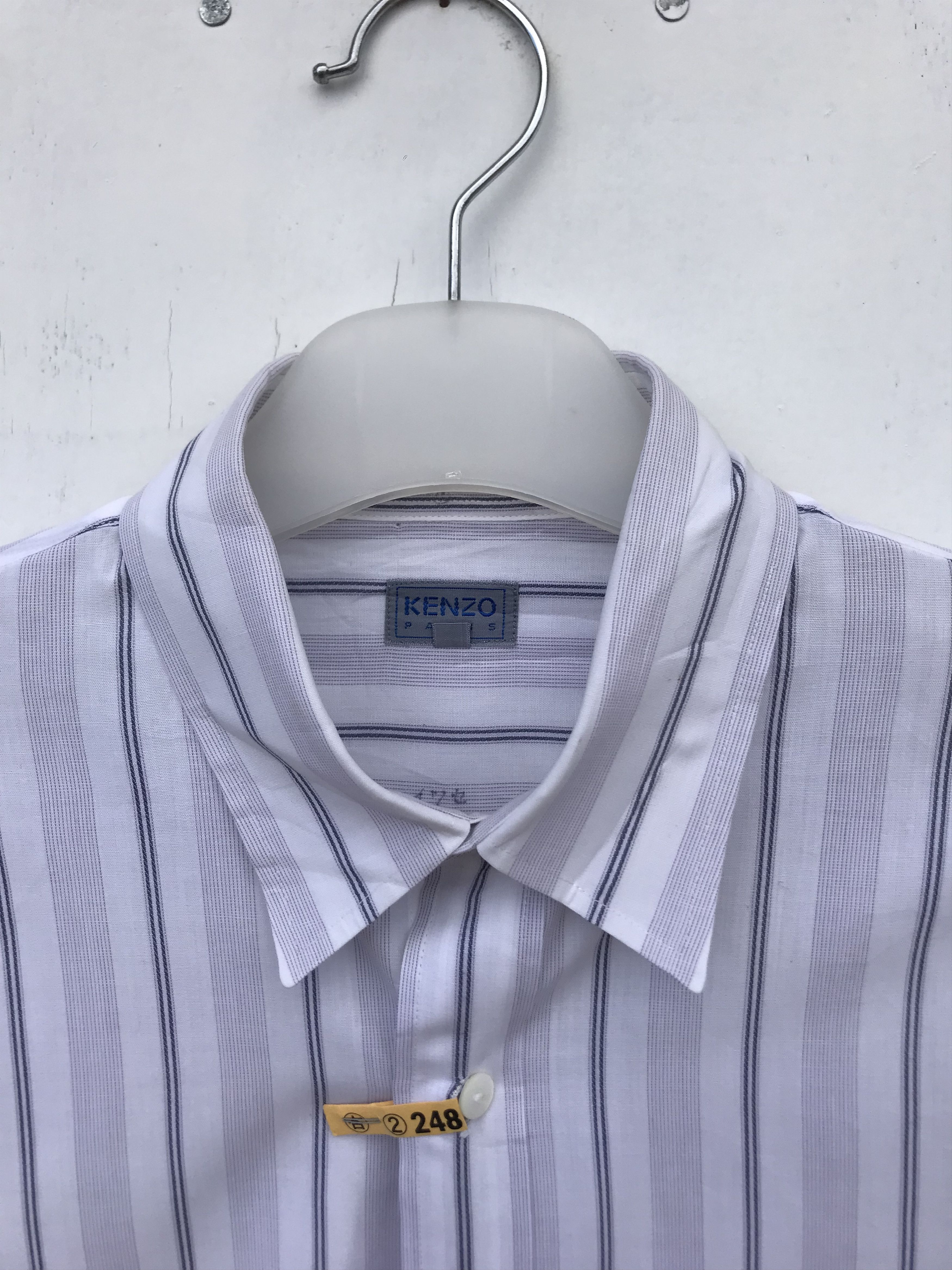 Kenzo VINTAGE KENZO STRIPE SHIRT Size US XL / EU 56 / 4 - 2 Thumbnail