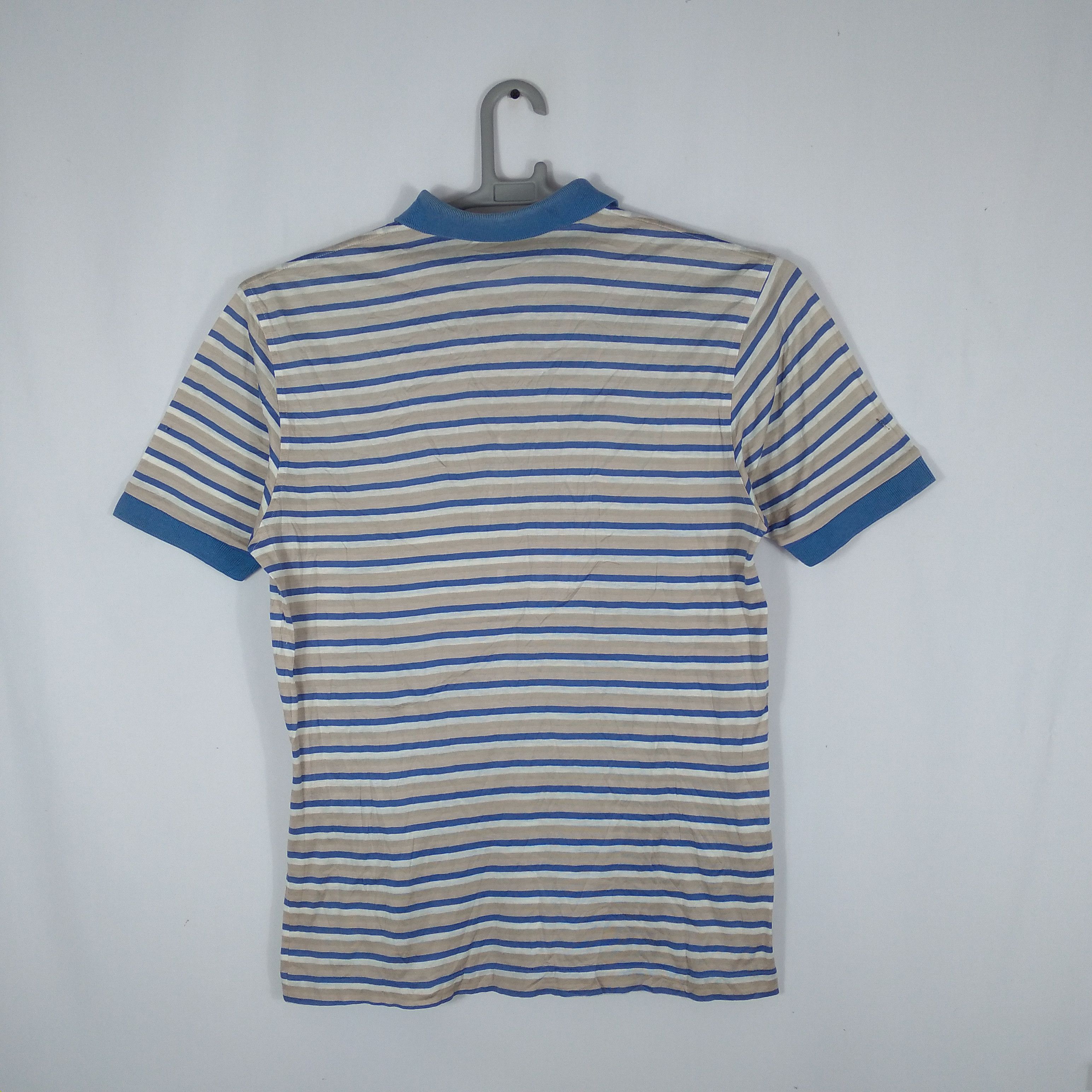 Designer × Vintage × Yves Saint Laurent Yves Saint Laurent Classics Stripes Polo Shirts Size US S / EU 44-46 / 1 - 4 Thumbnail