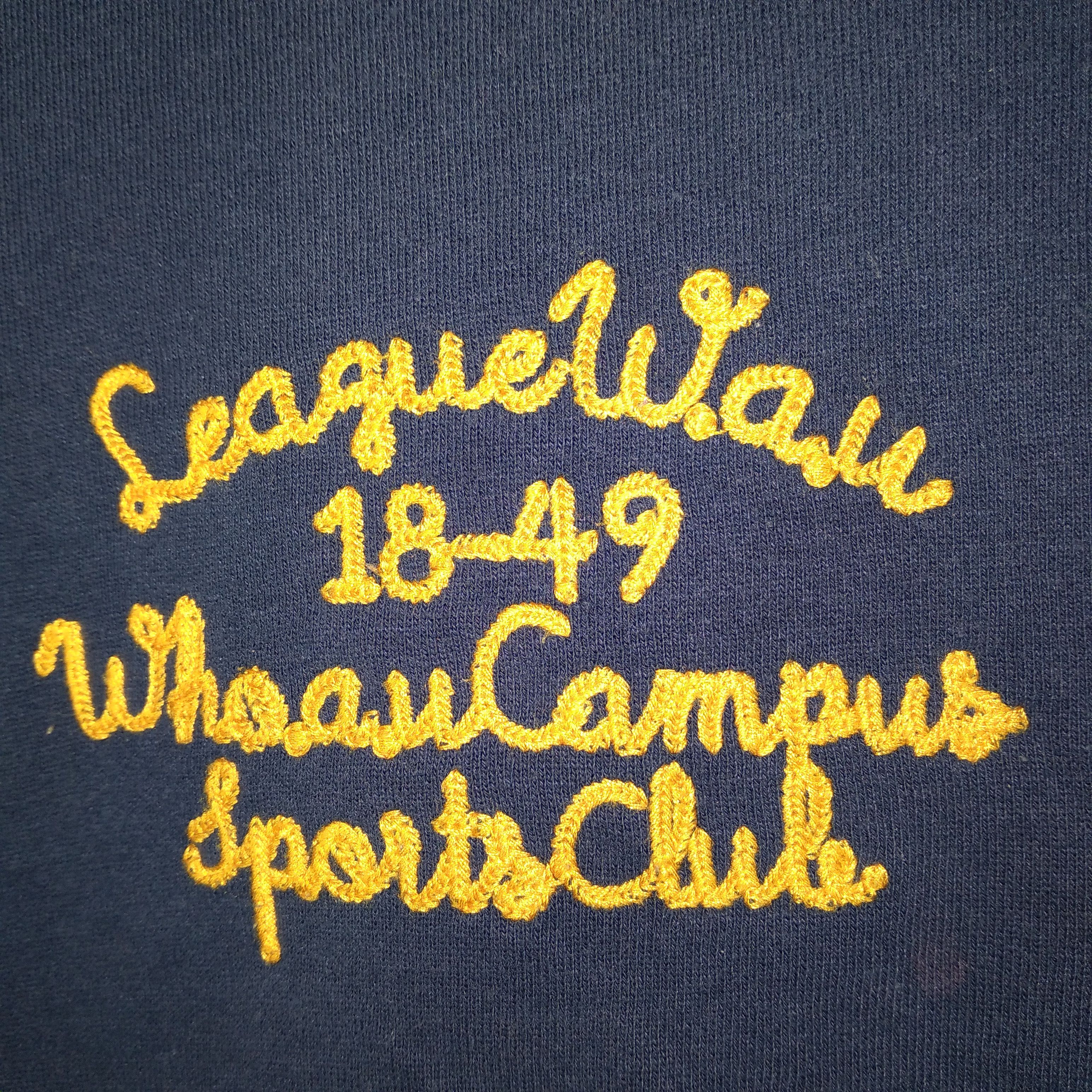 Japanese Brand × Vintage Vintage WHOAU Campus Sports Club Full Button Varsity Jacket Size US M / EU 48-50 / 2 - 4 Thumbnail