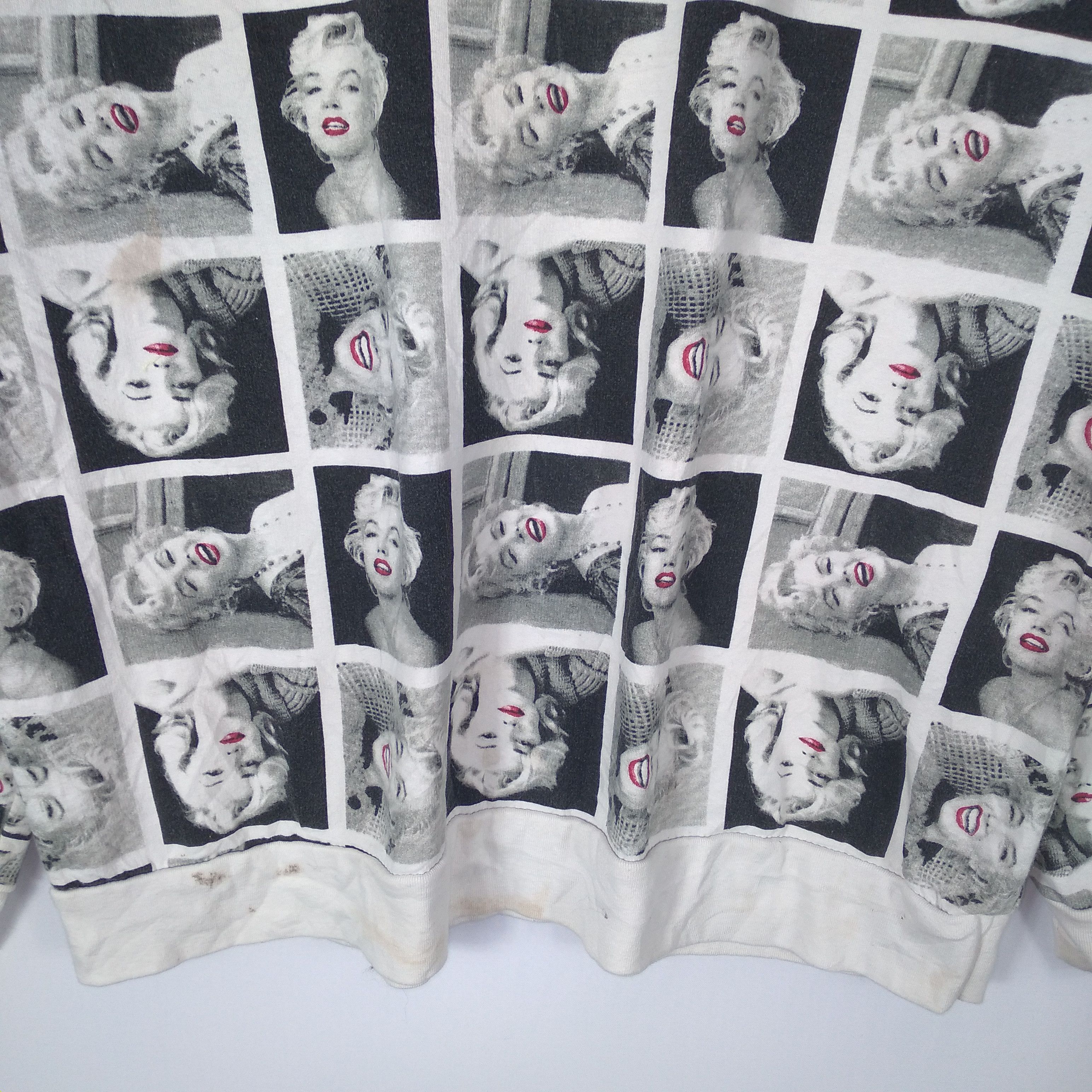 Vintage 🔥Iconic🔥Vintage Marilyn Monroe Pop Art Over Print Sweatshirt Size US M / EU 48-50 / 2 - 3 Thumbnail