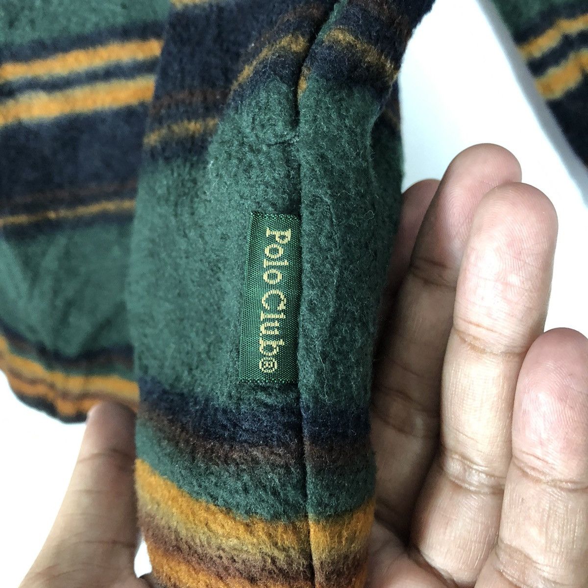 Polo Ralph Lauren × Ralph Lauren × Vintage Rare Vintage Polo Club Navajo Styles Zipper Winter Fleece Size US L / EU 52-54 / 3 - 9 Thumbnail