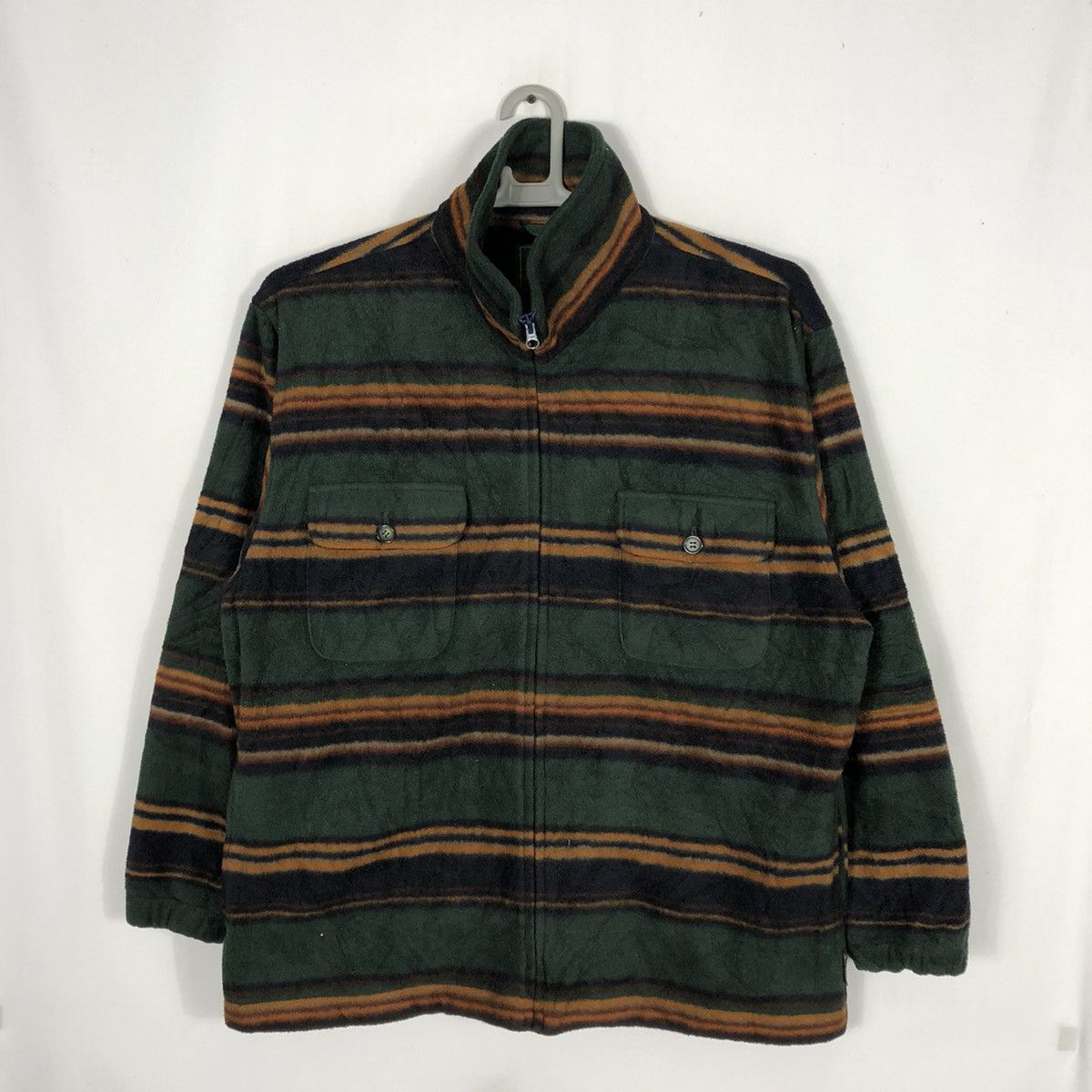 Polo Ralph Lauren × Ralph Lauren × Vintage Rare Vintage Polo Club Navajo Styles Zipper Winter Fleece Size US L / EU 52-54 / 3 - 1 Thumbnail