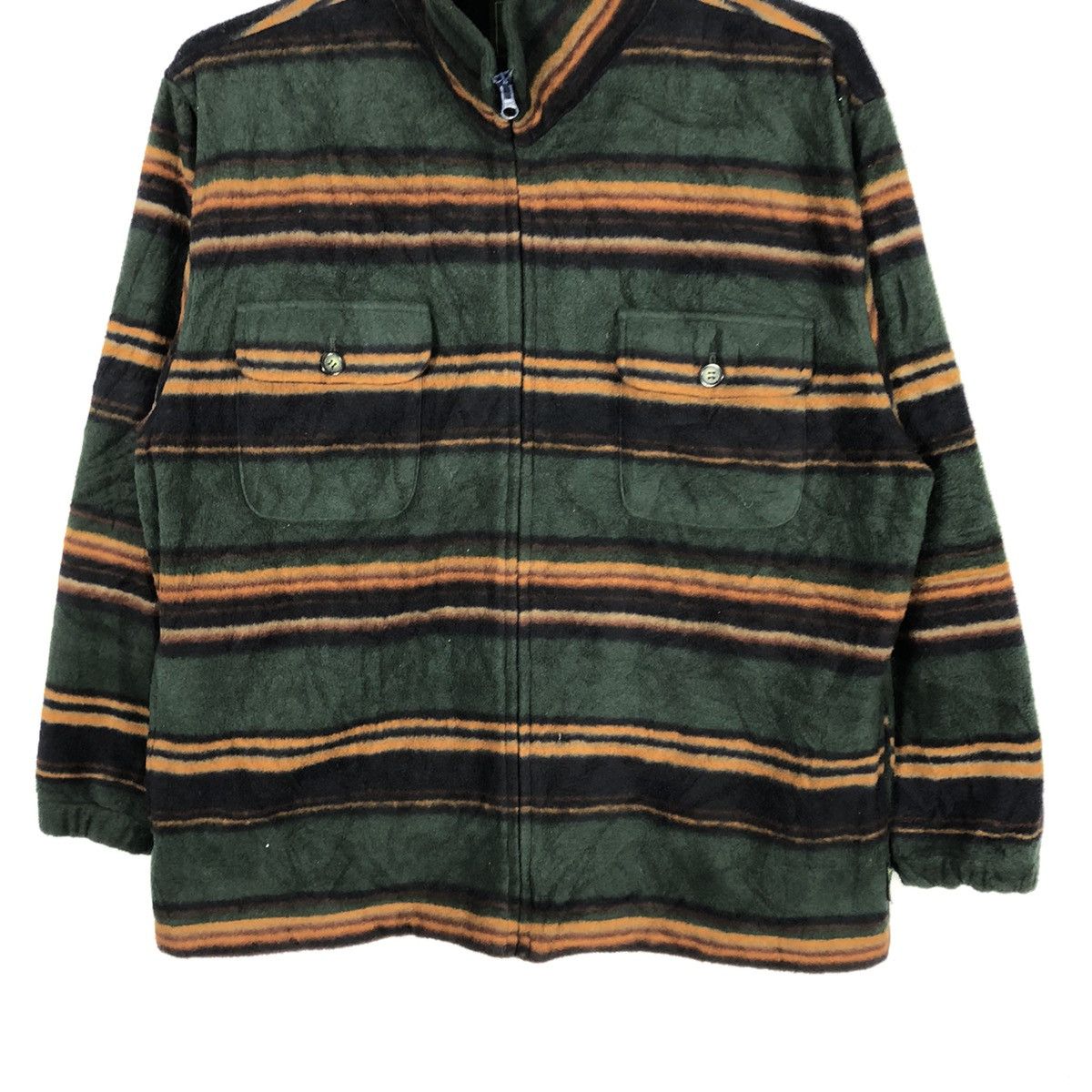 Polo Ralph Lauren × Ralph Lauren × Vintage Rare Vintage Polo Club Navajo Styles Zipper Winter Fleece Size US L / EU 52-54 / 3 - 3 Thumbnail