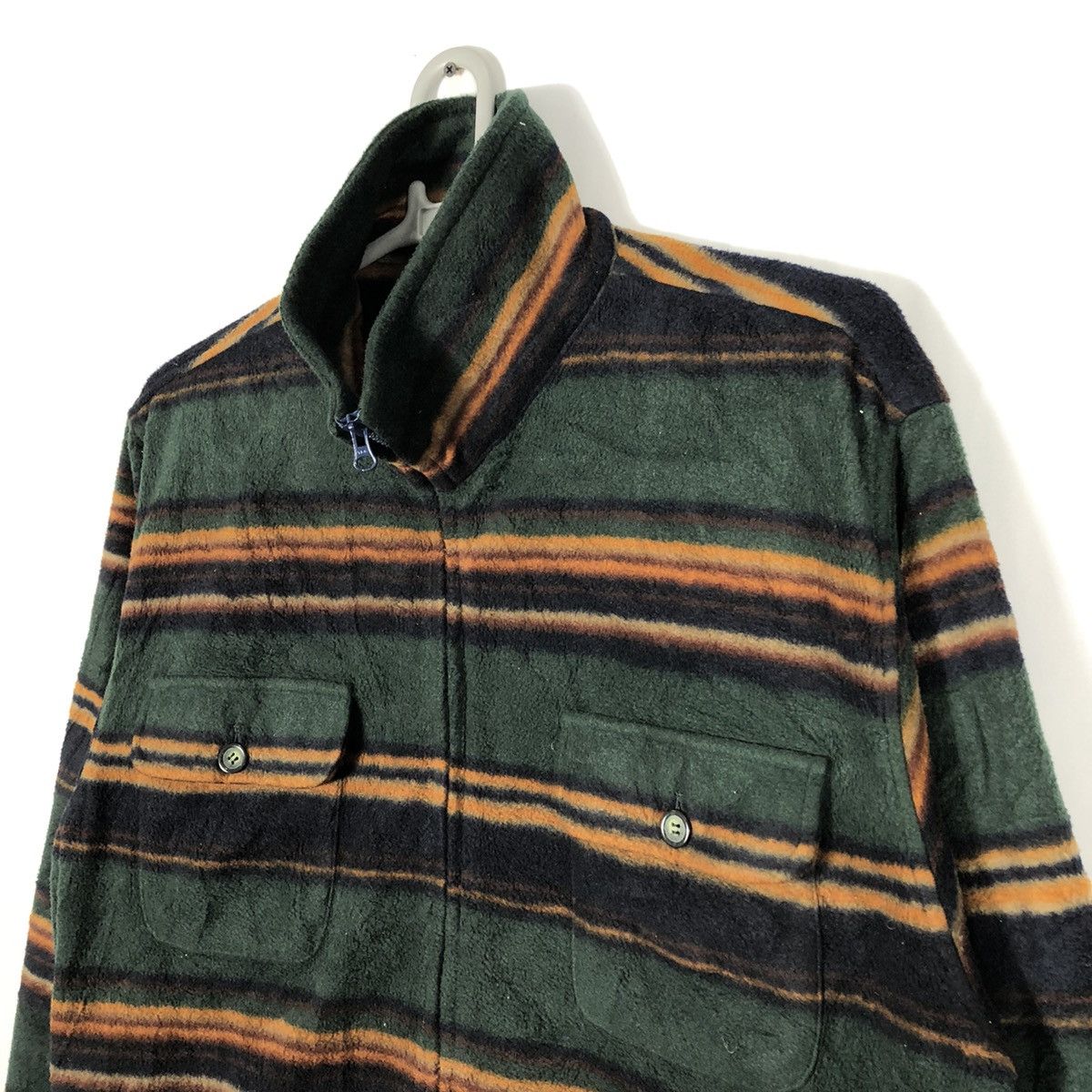 Polo Ralph Lauren × Ralph Lauren × Vintage Rare Vintage Polo Club Navajo Styles Zipper Winter Fleece Size US L / EU 52-54 / 3 - 5 Thumbnail