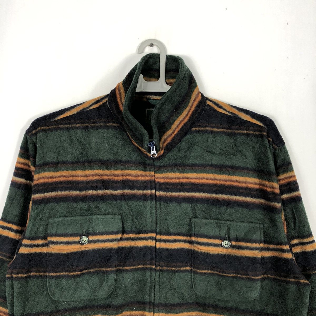 Polo Ralph Lauren × Ralph Lauren × Vintage Rare Vintage Polo Club Navajo Styles Zipper Winter Fleece Size US L / EU 52-54 / 3 - 2 Thumbnail
