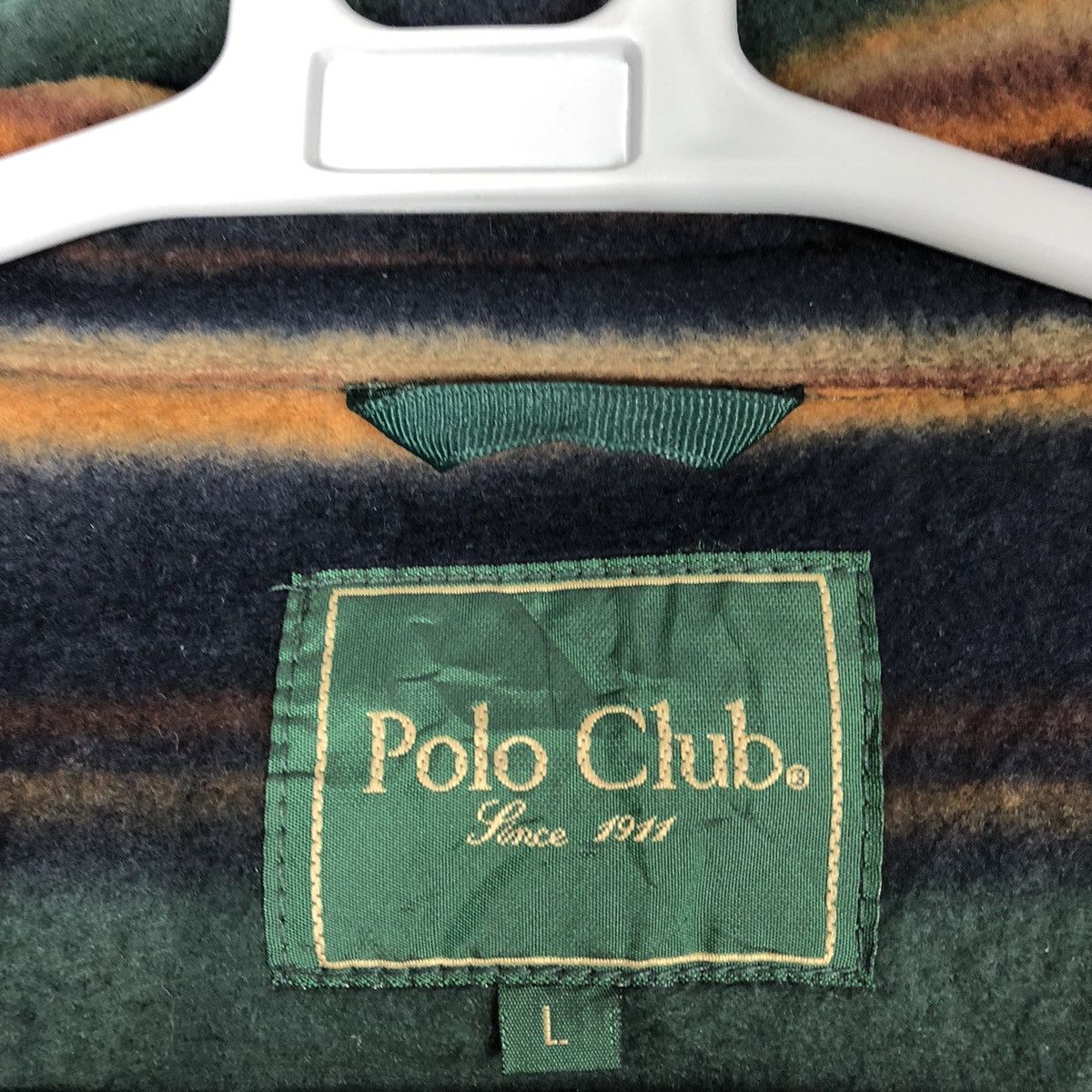 Polo Ralph Lauren × Ralph Lauren × Vintage Rare Vintage Polo Club Navajo Styles Zipper Winter Fleece Size US L / EU 52-54 / 3 - 13 Thumbnail