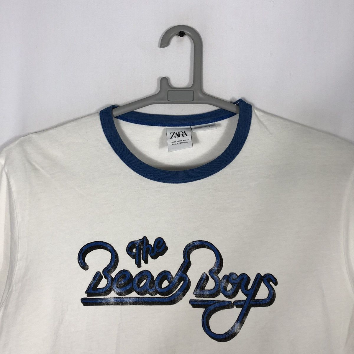 Band Tees × Vintage 🔥Rare🔥The Beach Boys Ringer Tee By Zara Big Image Promo Tee Size US L / EU 52-54 / 3 - 4 Thumbnail