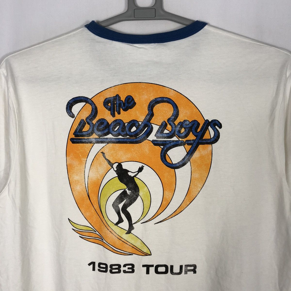 Band Tees × Vintage 🔥Rare🔥The Beach Boys Ringer Tee By Zara Big Image Promo Tee Size US L / EU 52-54 / 3 - 2 Thumbnail