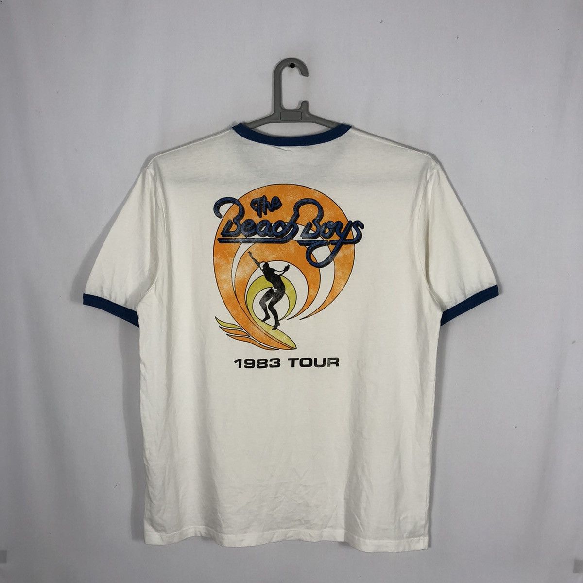 Band Tees × Vintage 🔥Rare🔥The Beach Boys Ringer Tee By Zara Big Image Promo Tee Size US L / EU 52-54 / 3 - 1 Thumbnail