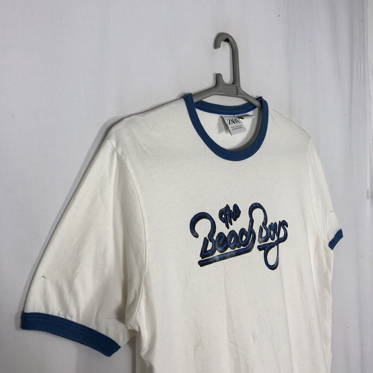 Band Tees × Vintage 🔥Rare🔥The Beach Boys Ringer Tee By Zara Big Image Promo Tee Size US L / EU 52-54 / 3 - 8 Thumbnail