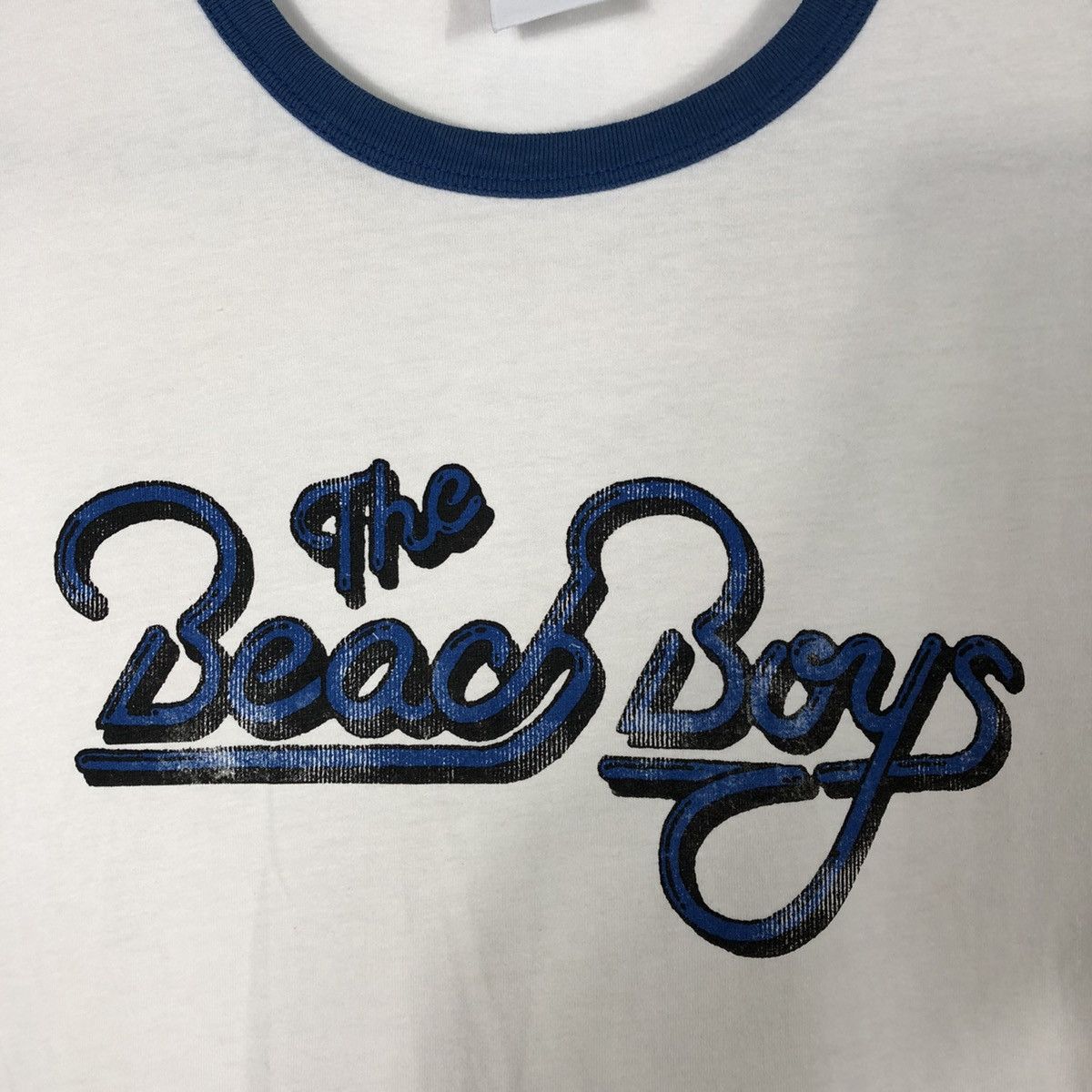 Band Tees × Vintage 🔥Rare🔥The Beach Boys Ringer Tee By Zara Big Image Promo Tee Size US L / EU 52-54 / 3 - 6 Thumbnail