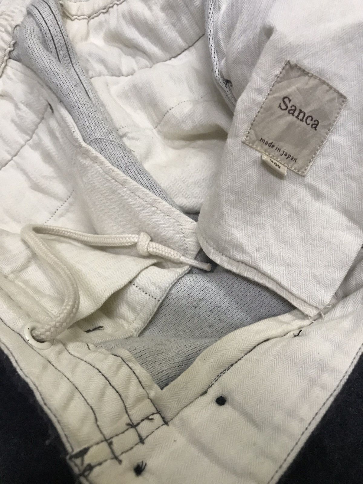 Japanese Brand × Sanca Sanca button fly wool pant stretch Size US 32 / EU 48 - 6 Thumbnail