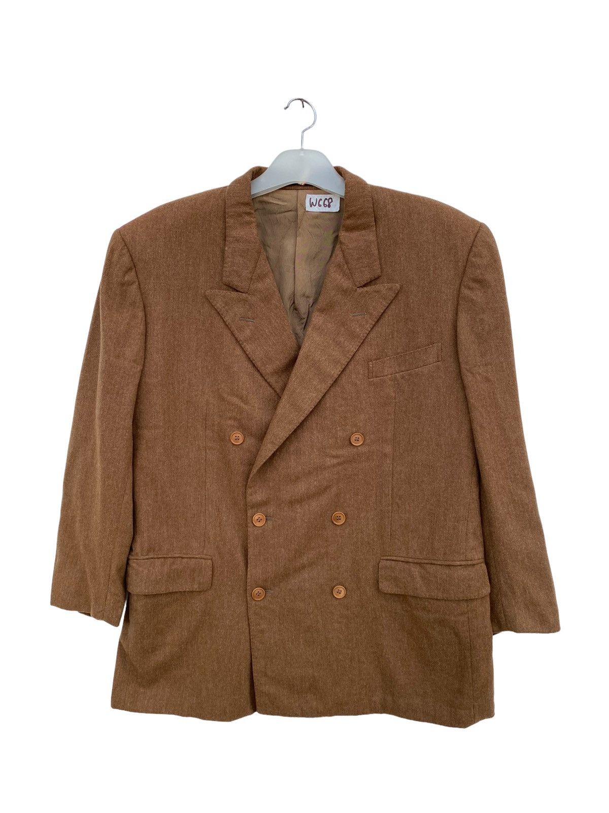 Saint Laurent Paris Vintage Saint Laurent Double Breast Coat Size 52R - 1 Thumbnail