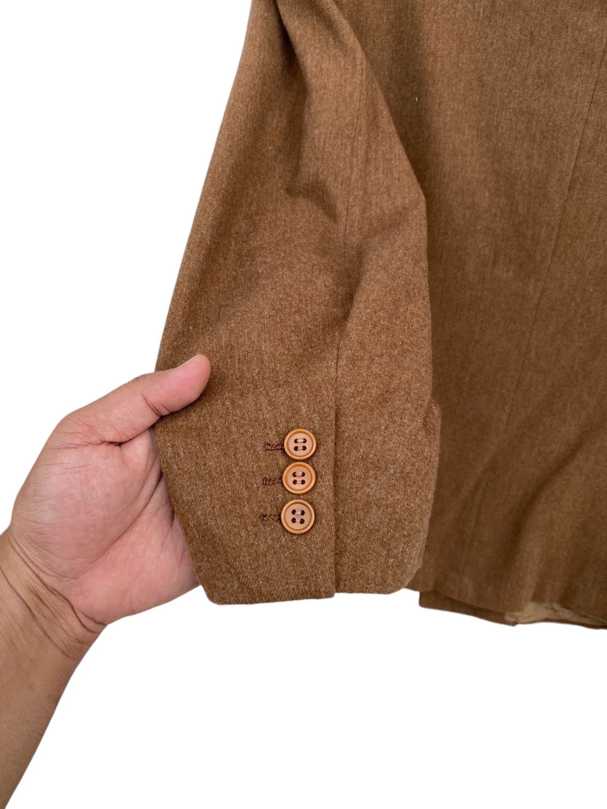 Saint Laurent Paris Vintage Saint Laurent Double Breast Coat Size 52R - 6 Thumbnail