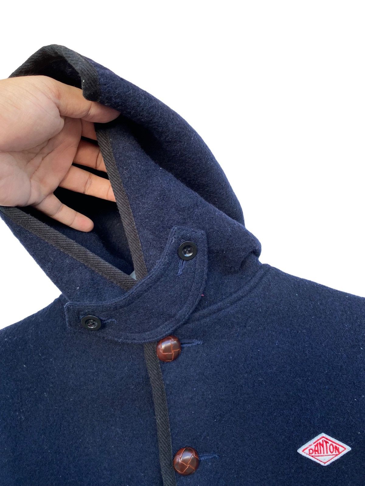 Danton Danton 17aw Wool Mossa Hooded Single Jacket Size S / US 4 / IT 40 - 4 Thumbnail