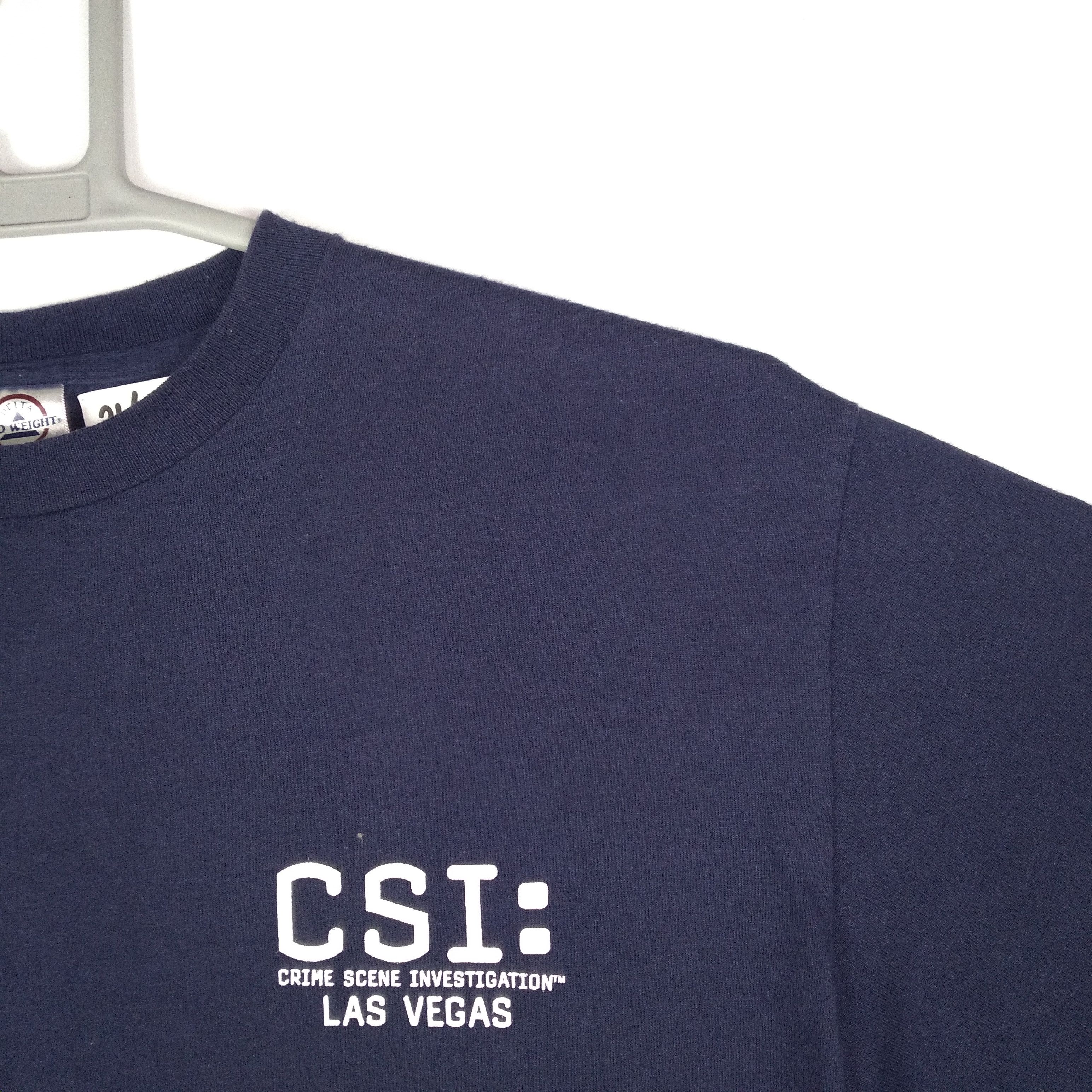 Vintage Vintage CSI Las Vegas American Television Series Promo Tee Size US L / EU 52-54 / 3 - 3 Thumbnail