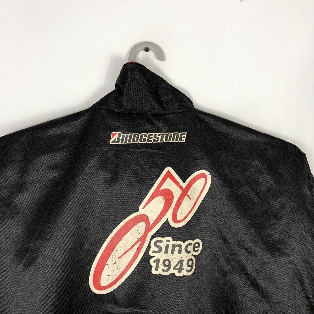 Japanese Brand × Sports Specialties Vintage Bridgestone 50 Anniversary Big Print Light Jacket Size US L / EU 52-54 / 3 - 2 Thumbnail
