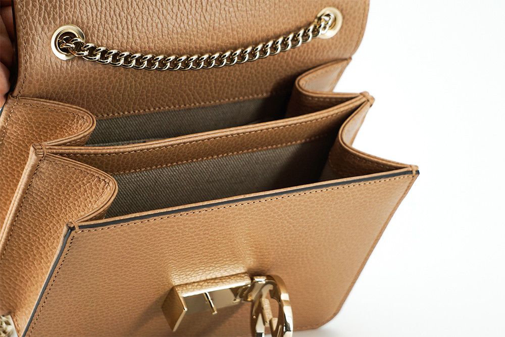Gucci Gucci Beige Calf Leather Dollar Shoulder Bag | Grailed