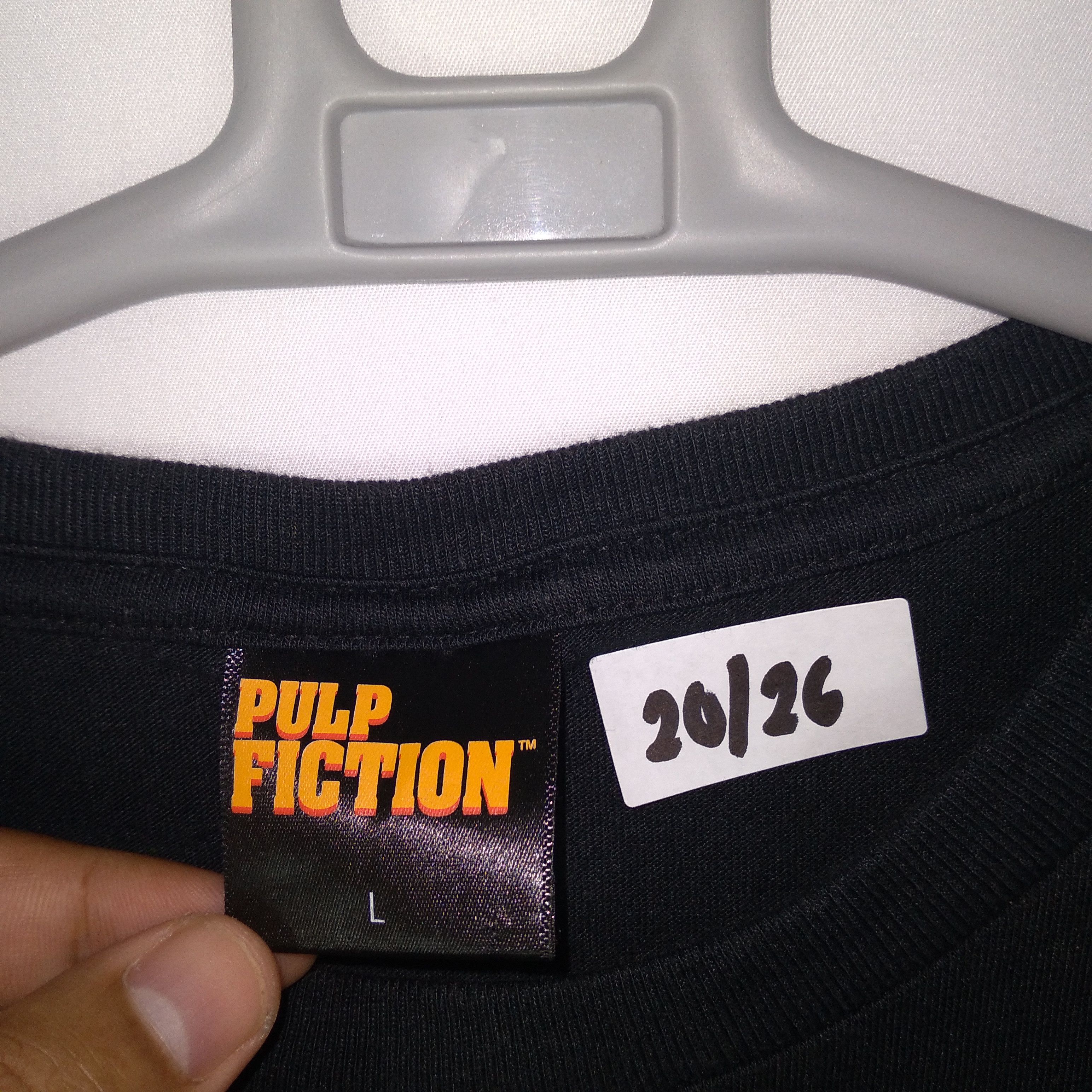 Vintage 🔥OG🔥Rare🔥Pulp Fiction Crime Thriller Movie Promo Tee Size US M / EU 48-50 / 2 - 10 Thumbnail