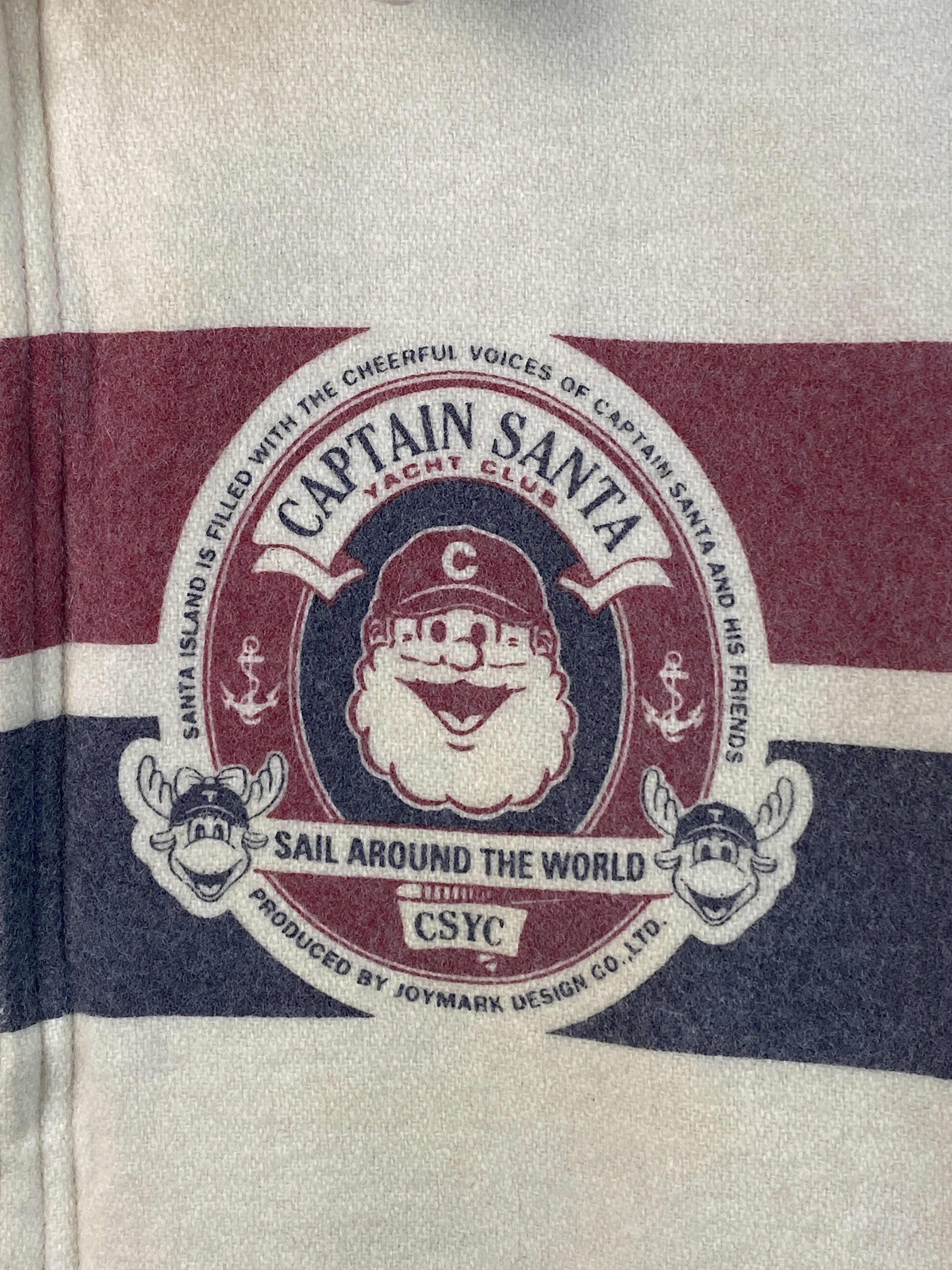 If Six Was Nine Vintage Captain Santa Wool Bomber Jacket AH0006 Size US M / EU 48-50 / 2 - 7 Thumbnail