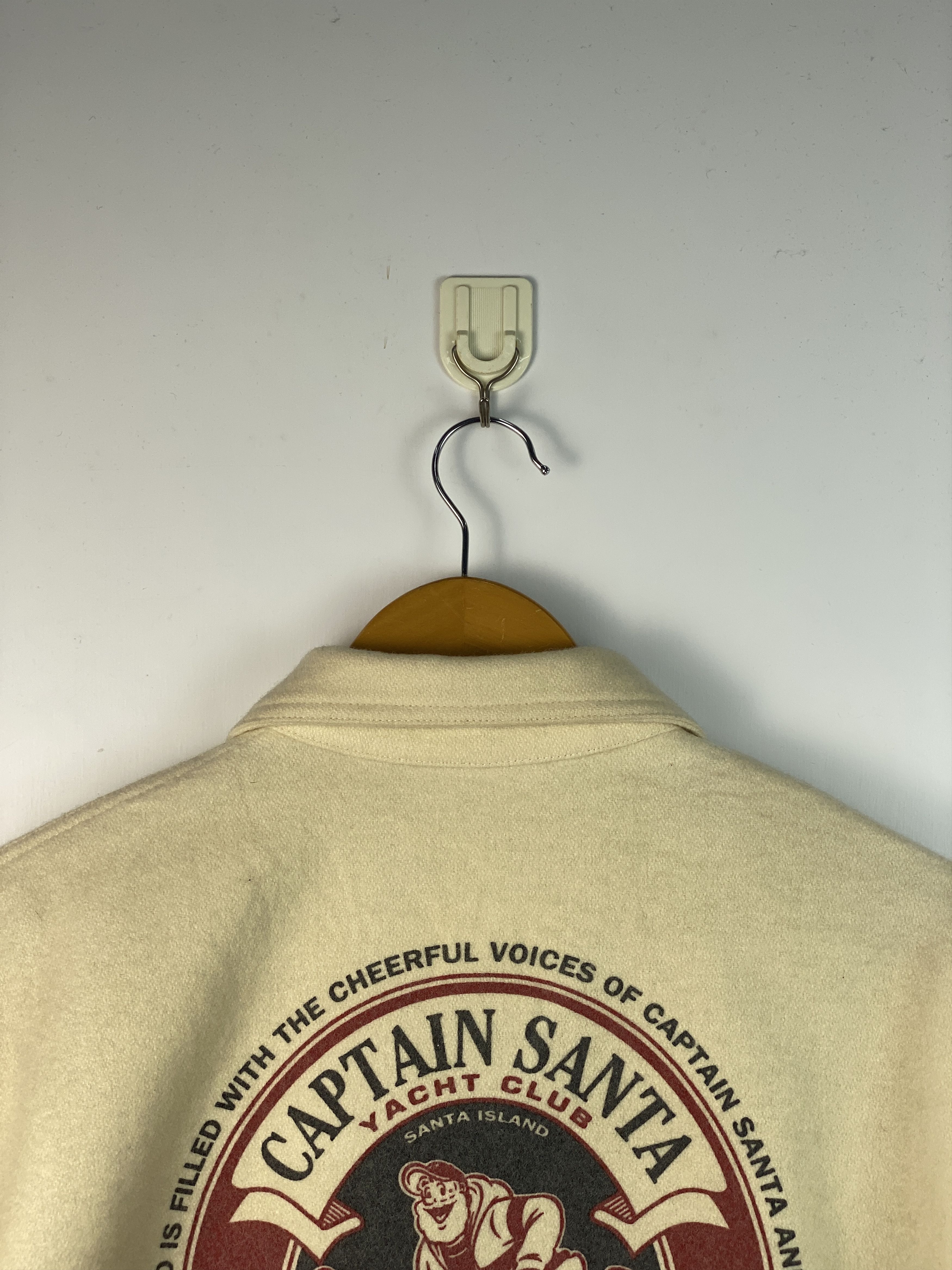 If Six Was Nine Vintage Captain Santa Wool Bomber Jacket AH0006 Size US M / EU 48-50 / 2 - 4 Thumbnail