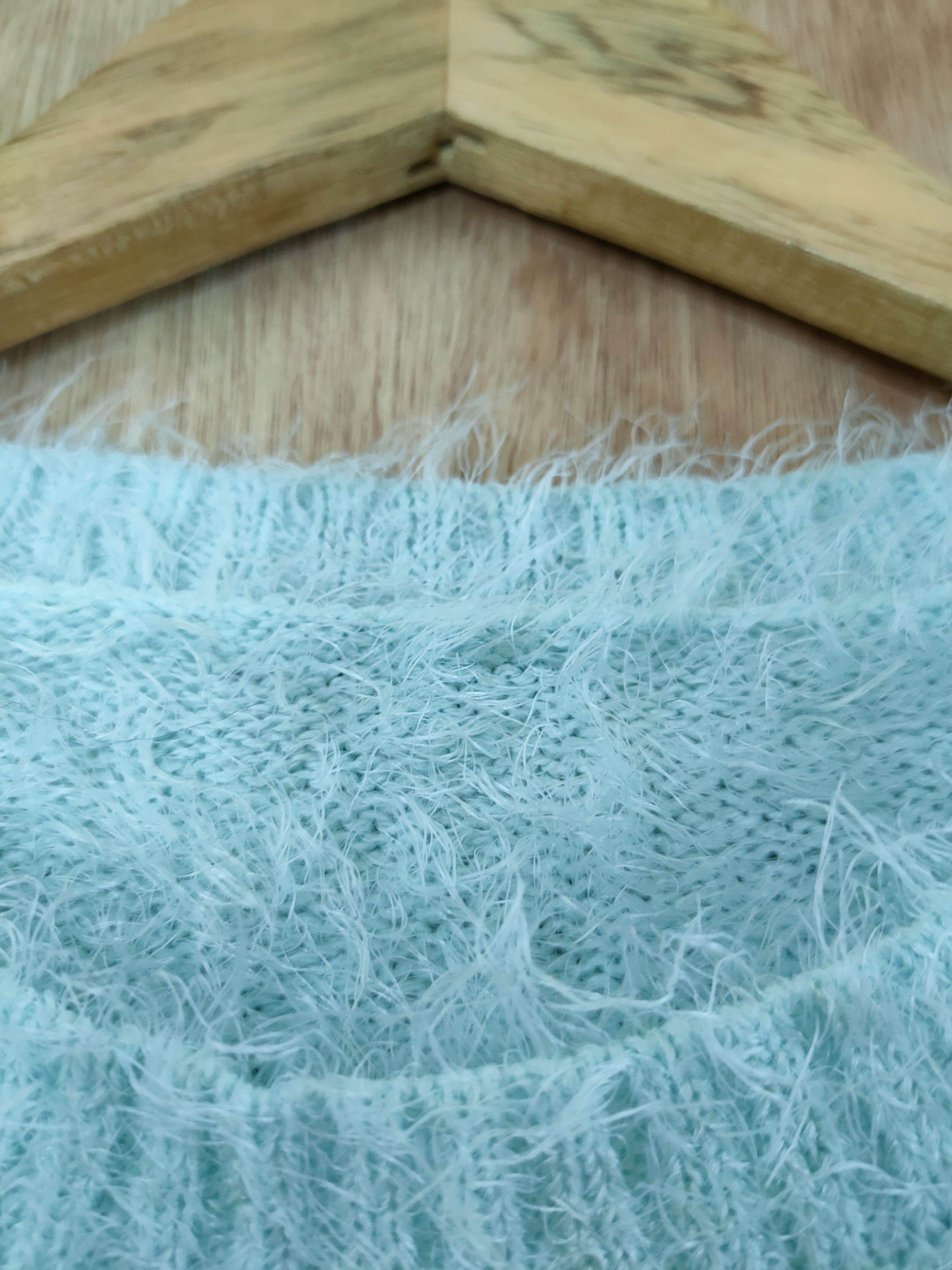 Aran Isles Knitwear DL Chic Thing mohair shag shaggy fur knitwear japan #46-492 Size US XS / EU 42 / 0 - 7 Thumbnail