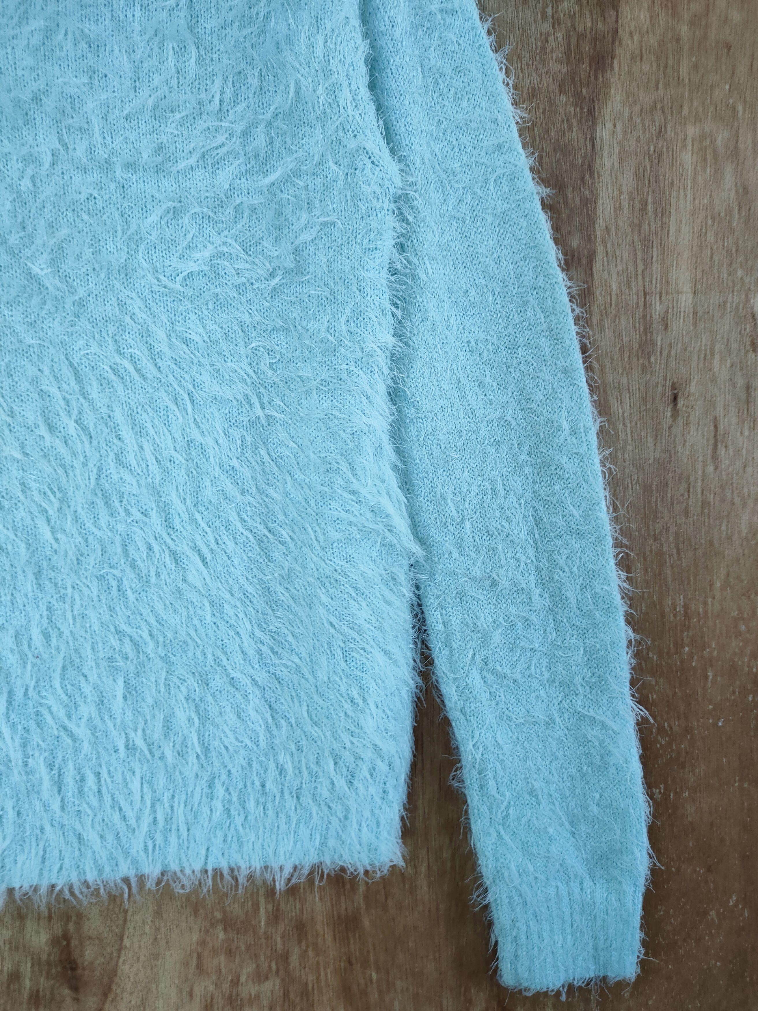 Aran Isles Knitwear DL Chic Thing mohair shag shaggy fur knitwear japan #46-492 Size US XS / EU 42 / 0 - 11 Thumbnail