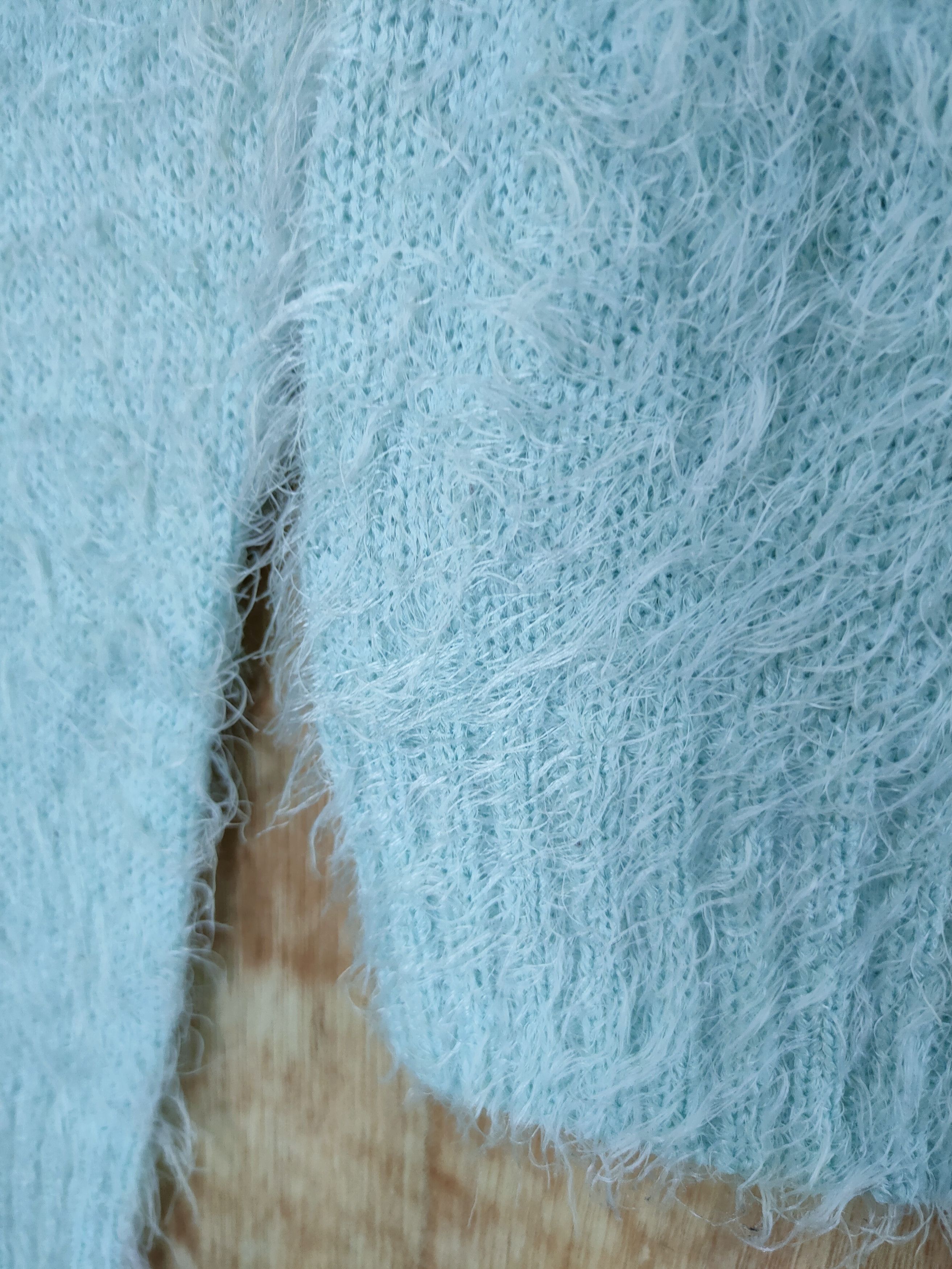 Aran Isles Knitwear DL Chic Thing mohair shag shaggy fur knitwear japan #46-492 Size US XS / EU 42 / 0 - 5 Thumbnail