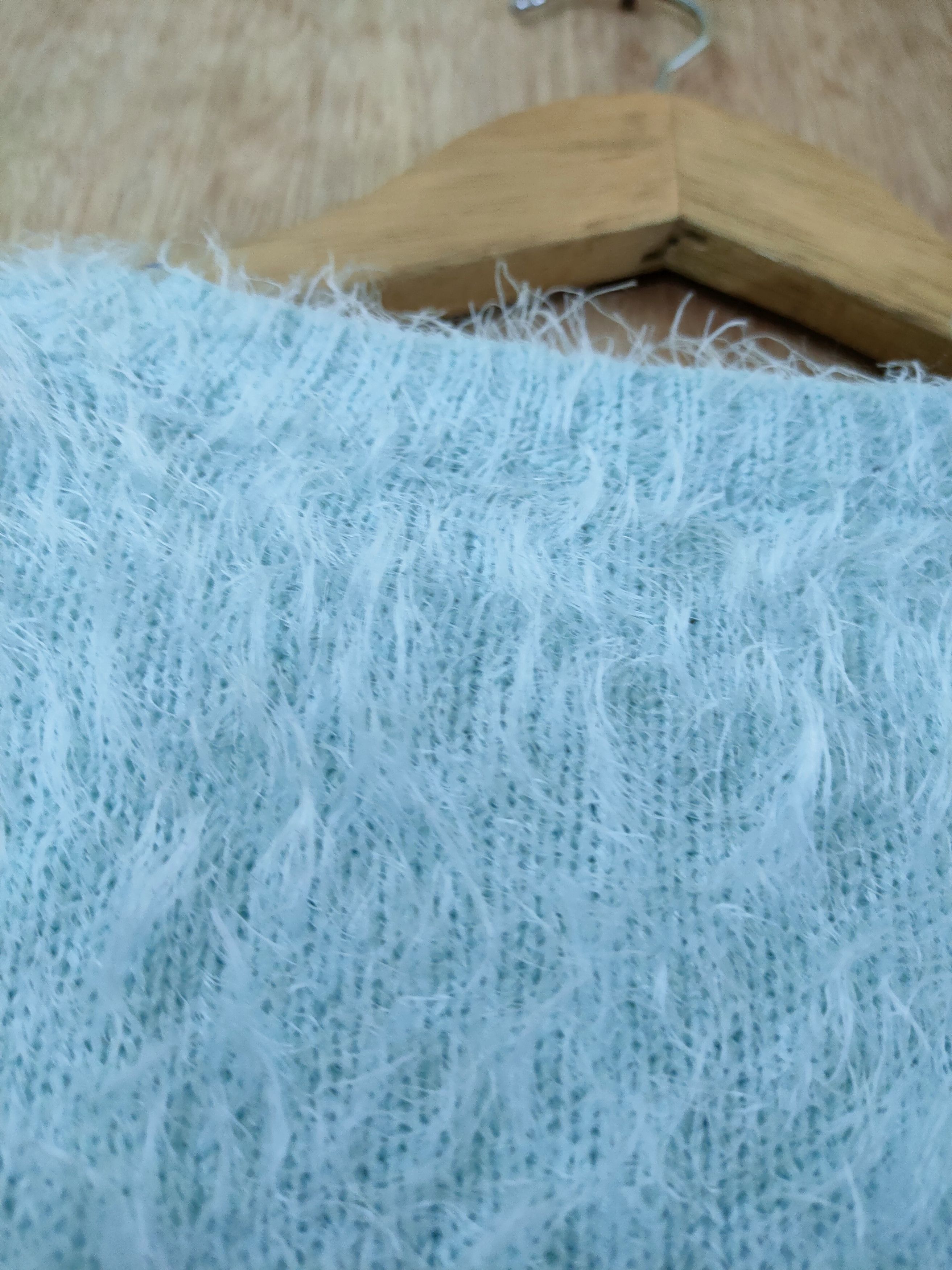 Aran Isles Knitwear DL Chic Thing mohair shag shaggy fur knitwear japan #46-492 Size US XS / EU 42 / 0 - 12 Thumbnail