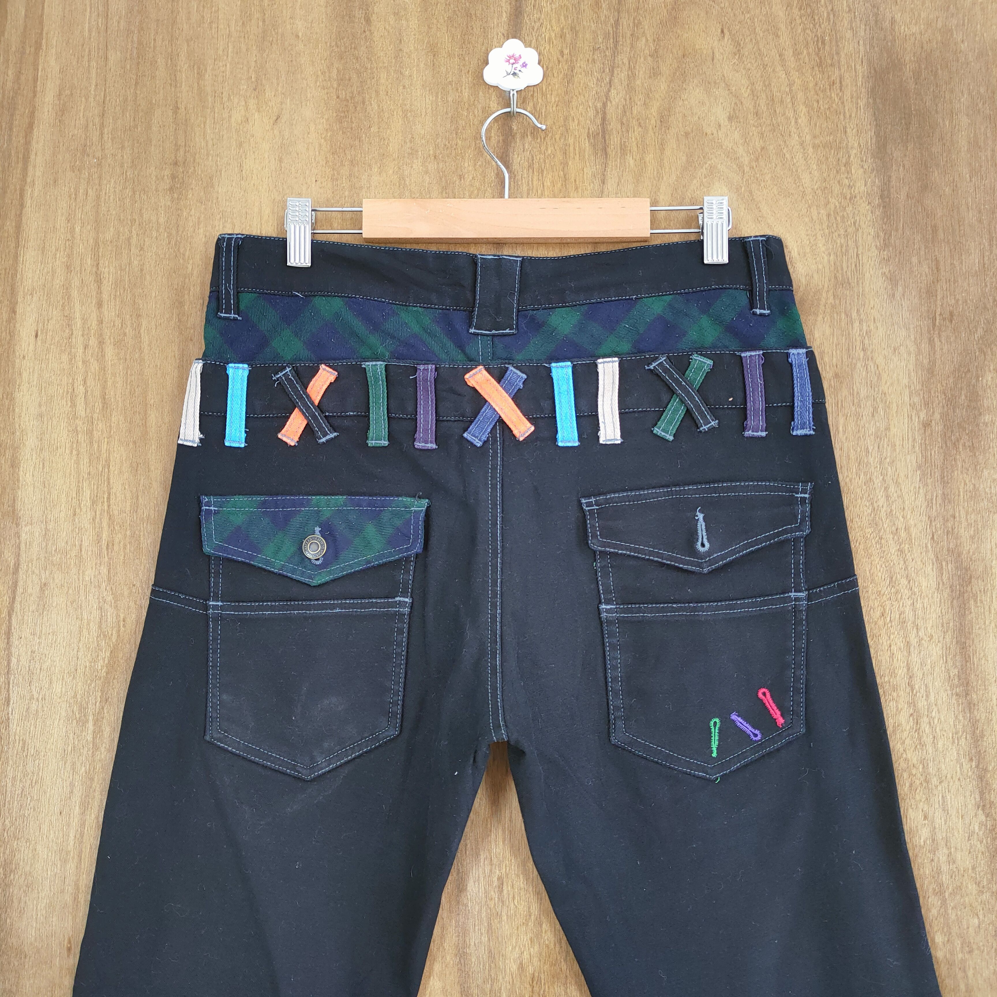 Japanese Brand VINTAGE JUNGLE STORM DOUBLE WAIST DENIM PANTS Size US 32 / EU 48 - 8 Thumbnail