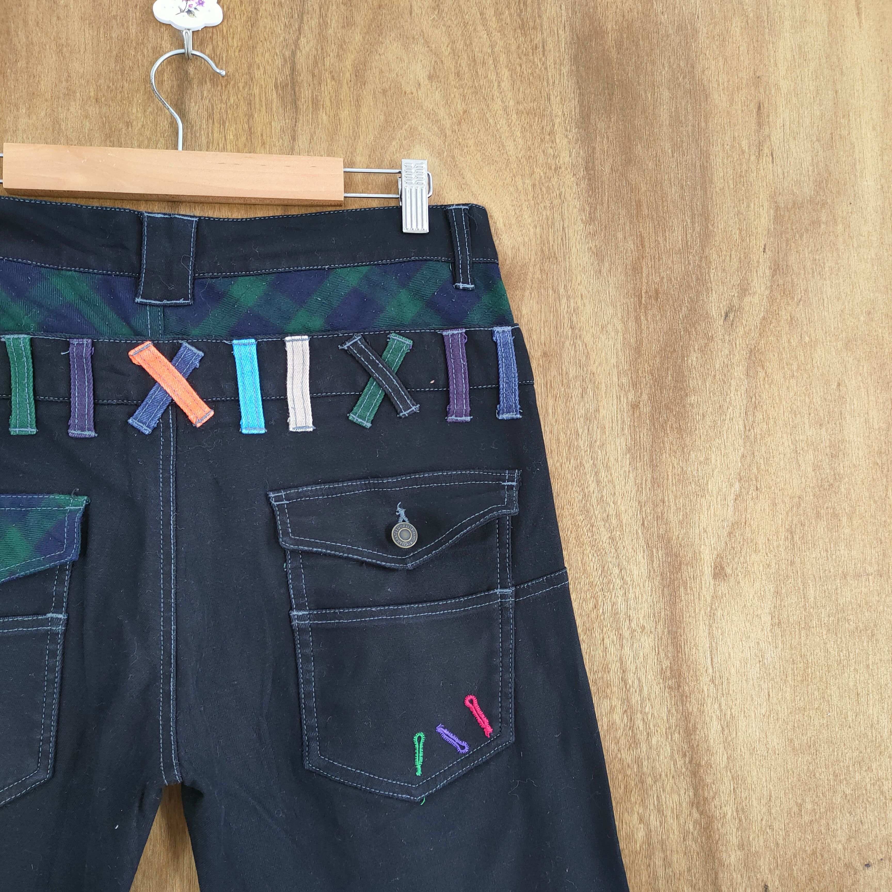 Japanese Brand VINTAGE JUNGLE STORM DOUBLE WAIST DENIM PANTS Size US 32 / EU 48 - 11 Thumbnail