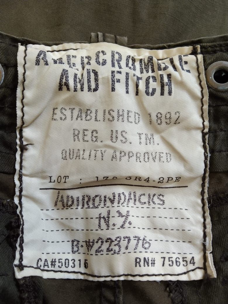 Abercrombie & Fitch Vintage ambercrombie&fitch multi pocket tactical cargo pant Size US 34 / EU 50 - 24 Thumbnail