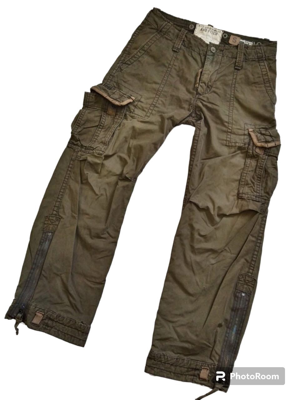 Abercrombie & Fitch Vintage ambercrombie&fitch multi pocket tactical cargo pant Size US 34 / EU 50 - 11 Thumbnail
