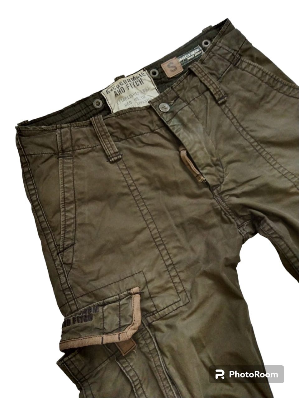 Abercrombie & Fitch Vintage ambercrombie&fitch multi pocket tactical cargo pant Size US 34 / EU 50 - 7 Thumbnail