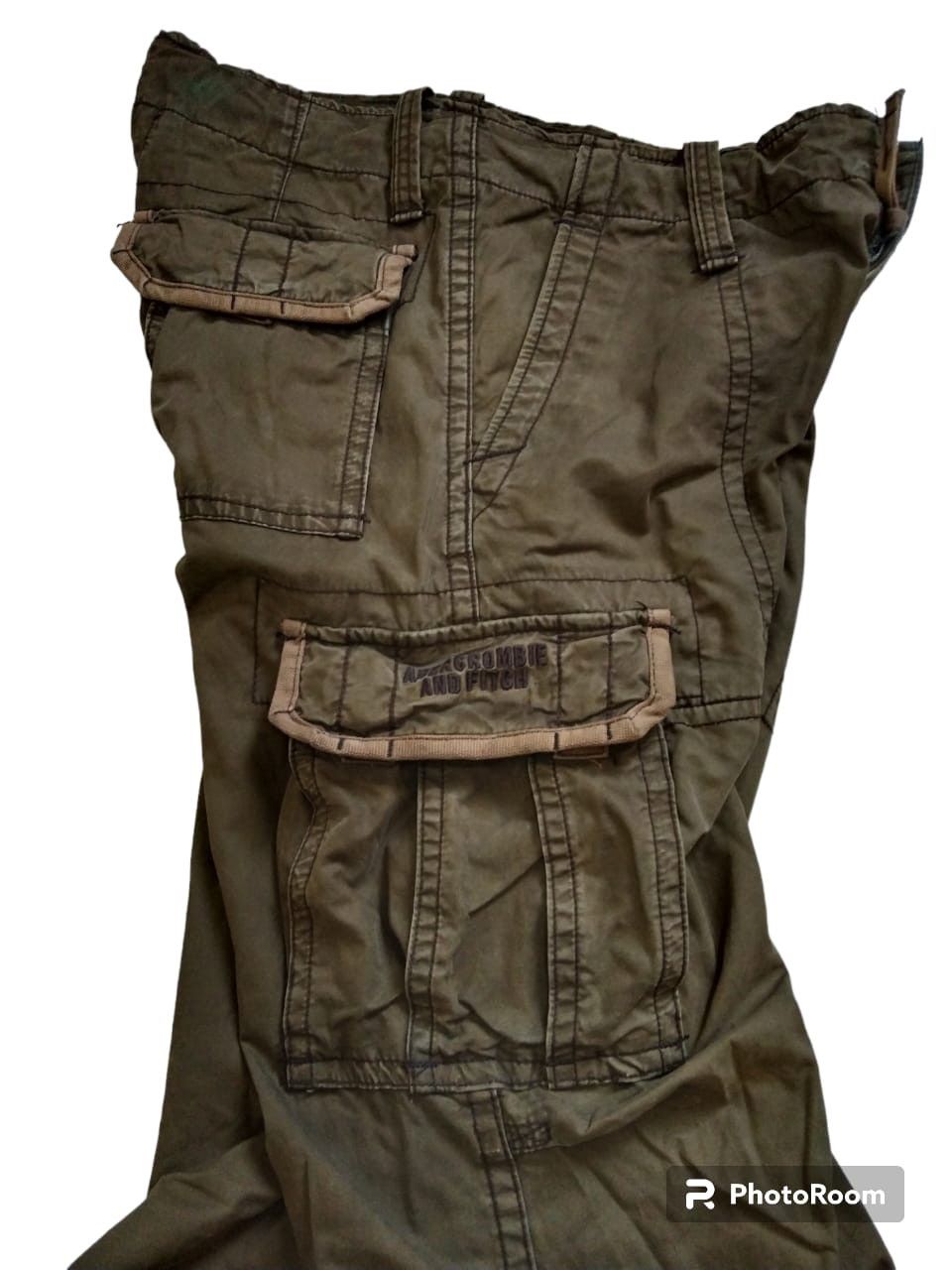 Abercrombie & Fitch Vintage ambercrombie&fitch multi pocket tactical cargo pant Size US 34 / EU 50 - 14 Thumbnail