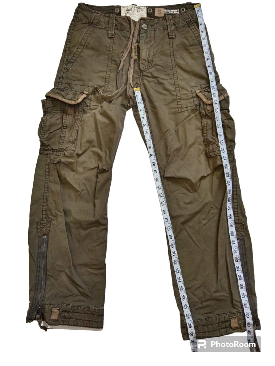 Abercrombie & Fitch Vintage ambercrombie&fitch multi pocket tactical cargo pant Size US 34 / EU 50 - 2 Thumbnail