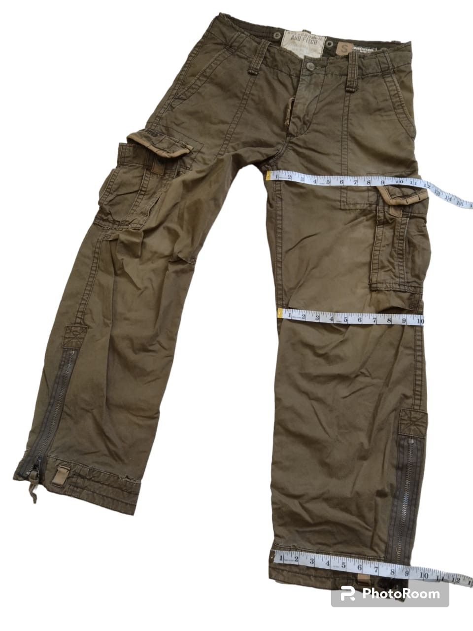 Abercrombie & Fitch Vintage ambercrombie&fitch multi pocket tactical cargo pant Size US 34 / EU 50 - 3 Thumbnail