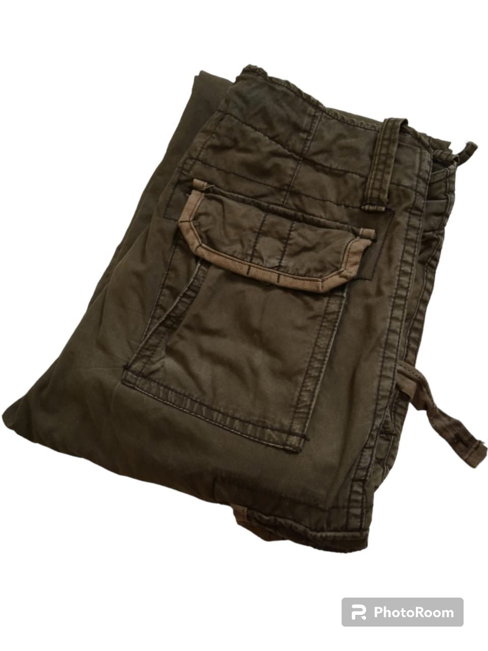Abercrombie & Fitch Vintage ambercrombie&fitch multi pocket tactical cargo pant Size US 34 / EU 50 - 1 Thumbnail