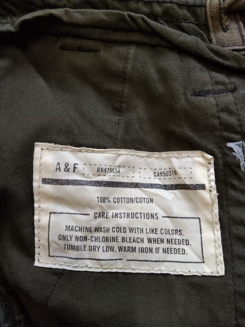 Abercrombie & Fitch Vintage ambercrombie&fitch multi pocket tactical cargo pant Size US 34 / EU 50 - 22 Thumbnail