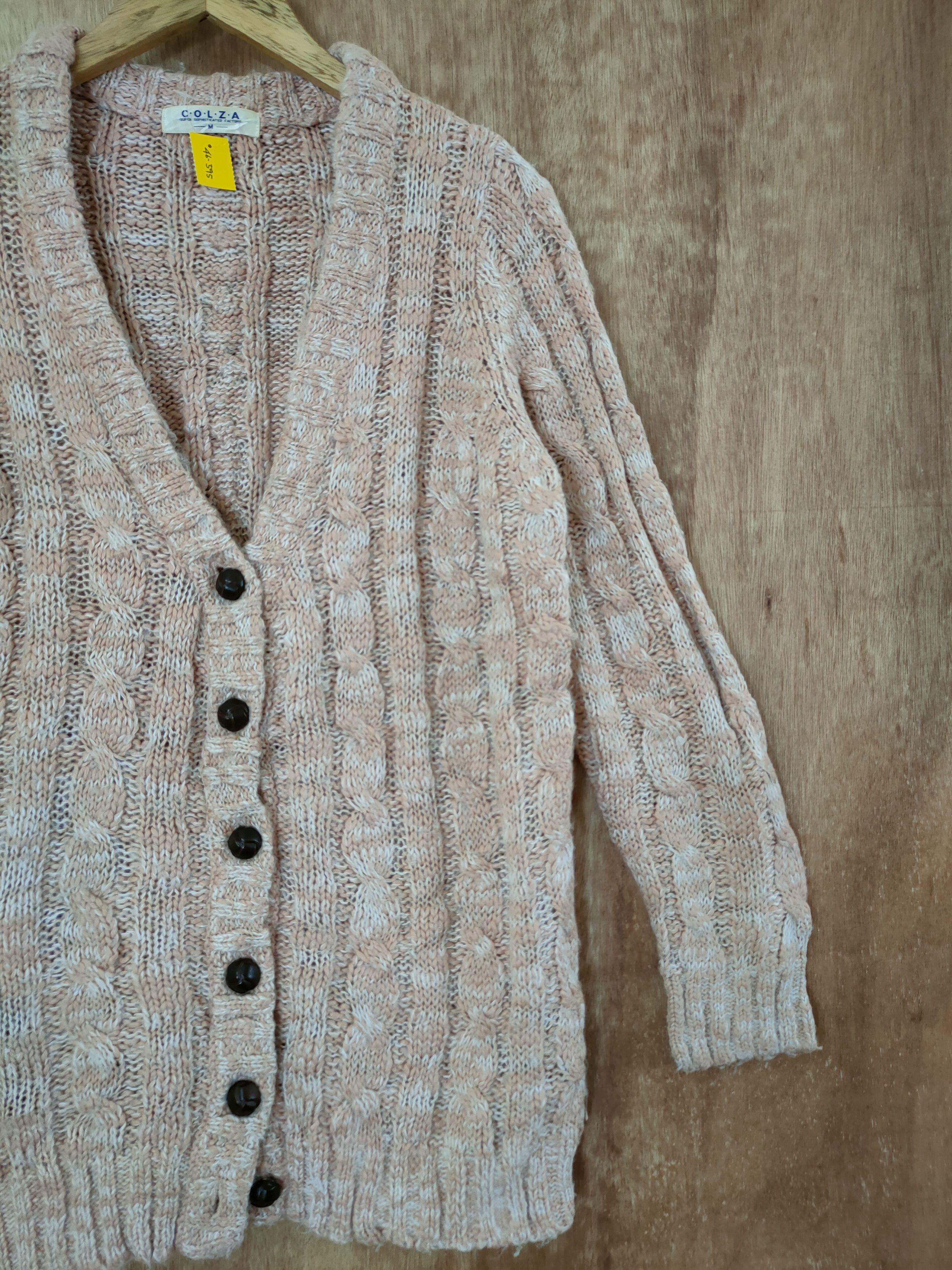 Aran Crafts Colza cardigan aran isle cable knitwear japan #46-595 Size US M / EU 48-50 / 2 - 3 Thumbnail