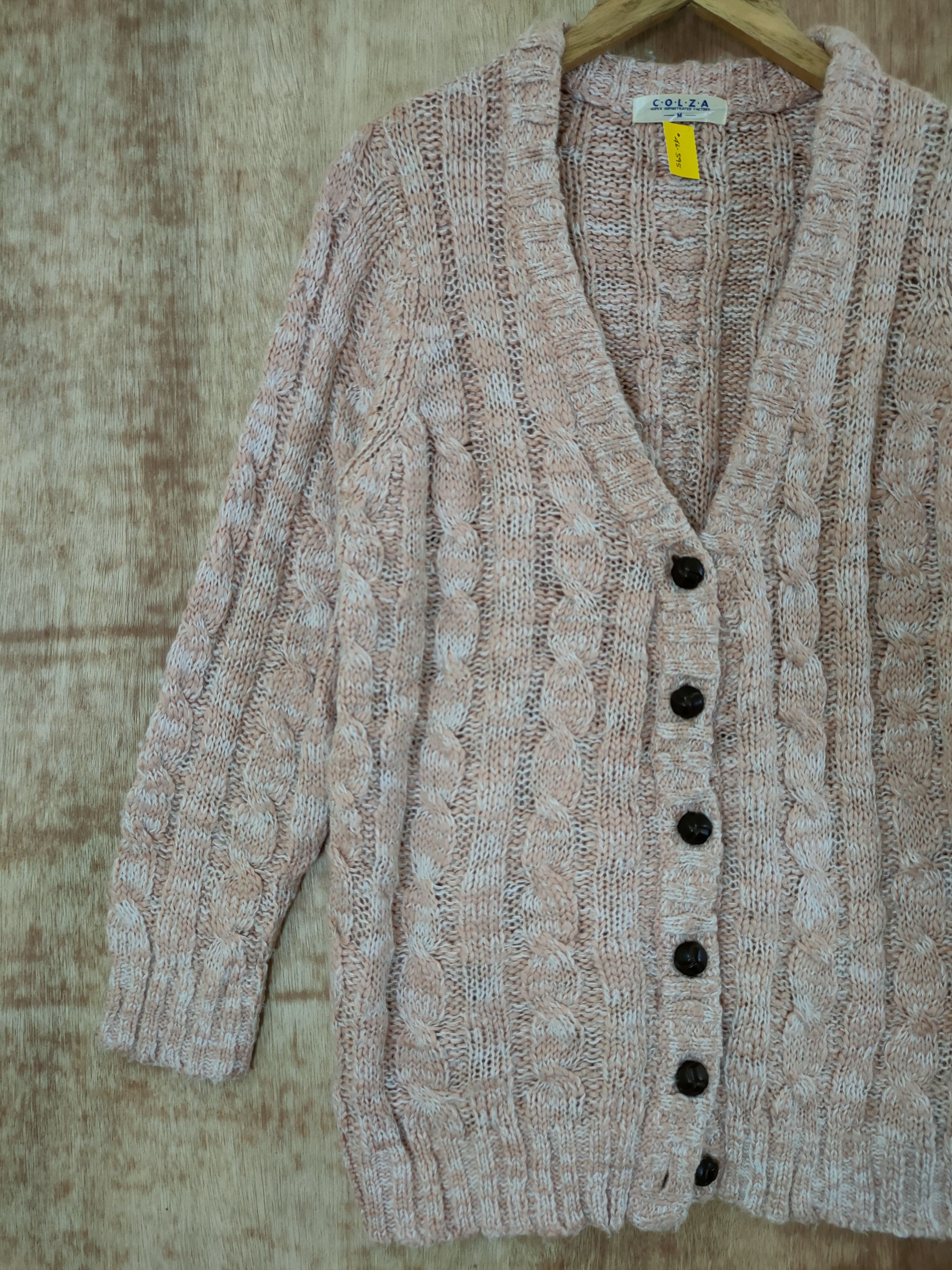 Aran Crafts Colza cardigan aran isle cable knitwear japan #46-595 Size US M / EU 48-50 / 2 - 2 Thumbnail