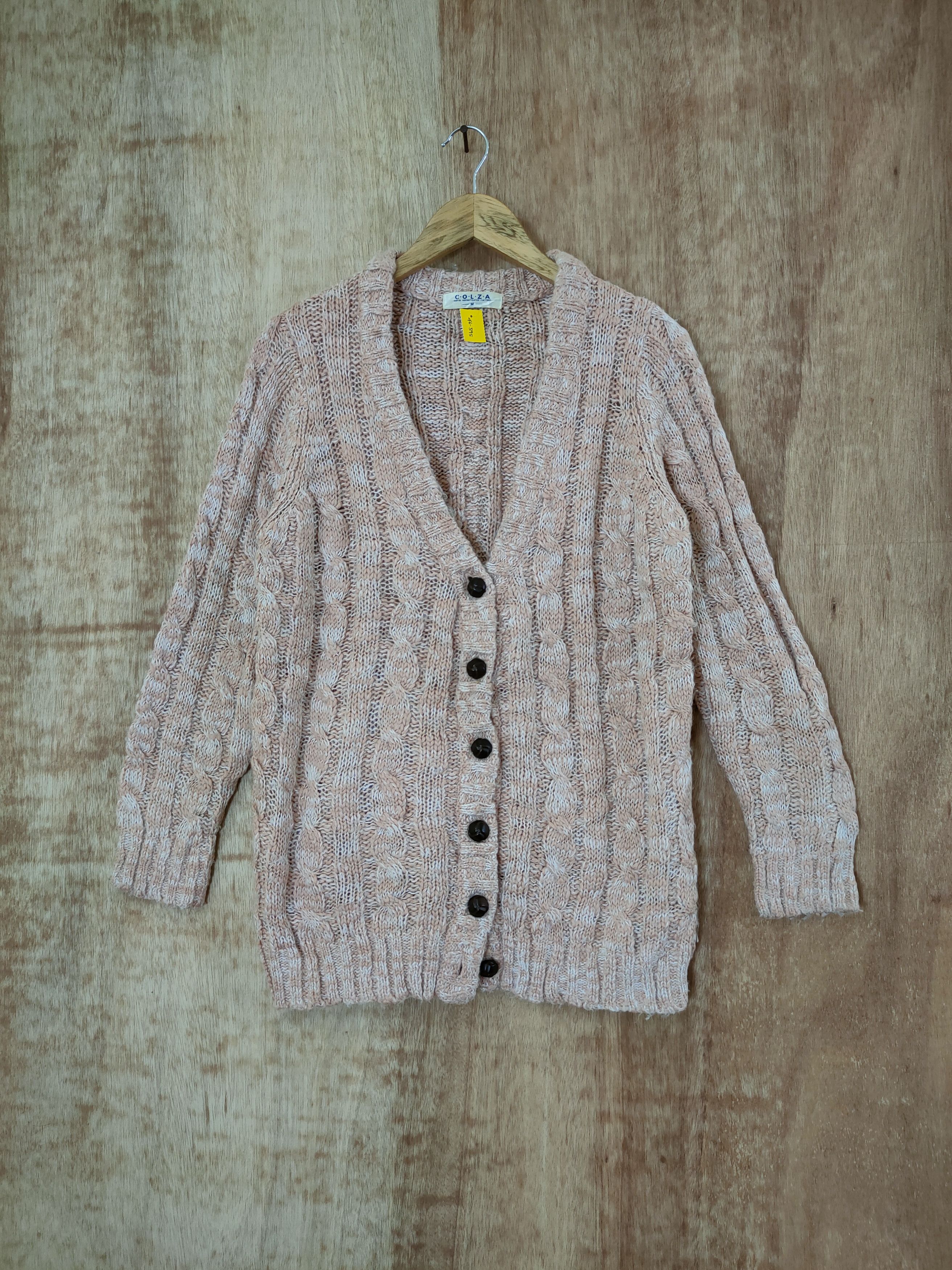 Aran Crafts Colza cardigan aran isle cable knitwear japan #46-595 Size US M / EU 48-50 / 2 - 1 Thumbnail