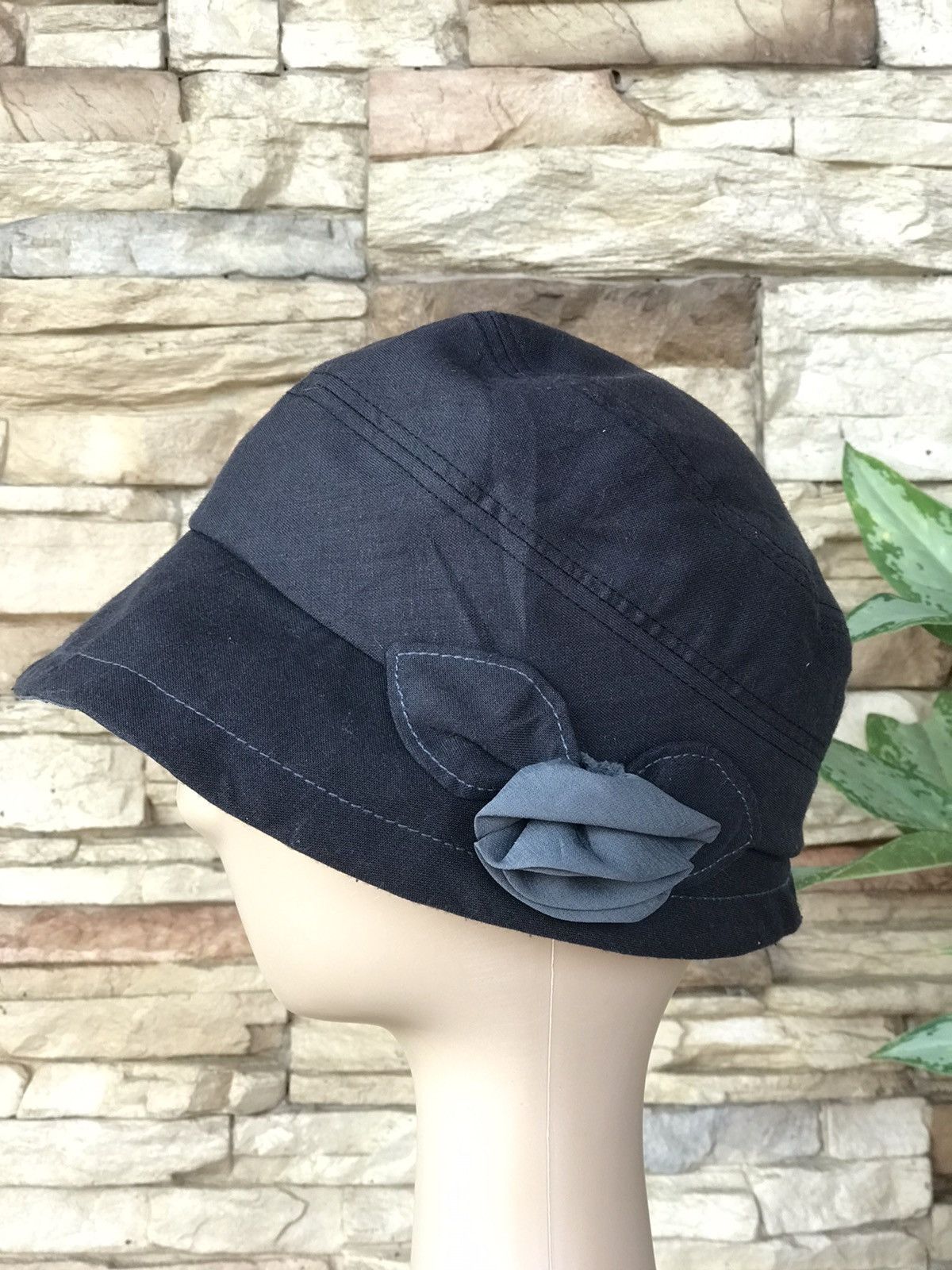 Vintage Jean Barthet Noir Paris Bucket Hat Size ONE SIZE - 2 Thumbnail