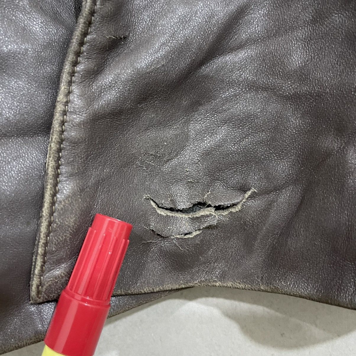 Balenciaga Super Rare Vintage 80s BALENCIAGA Leather Coat Jacket Size L / US 10 / IT 46 - 20 Thumbnail