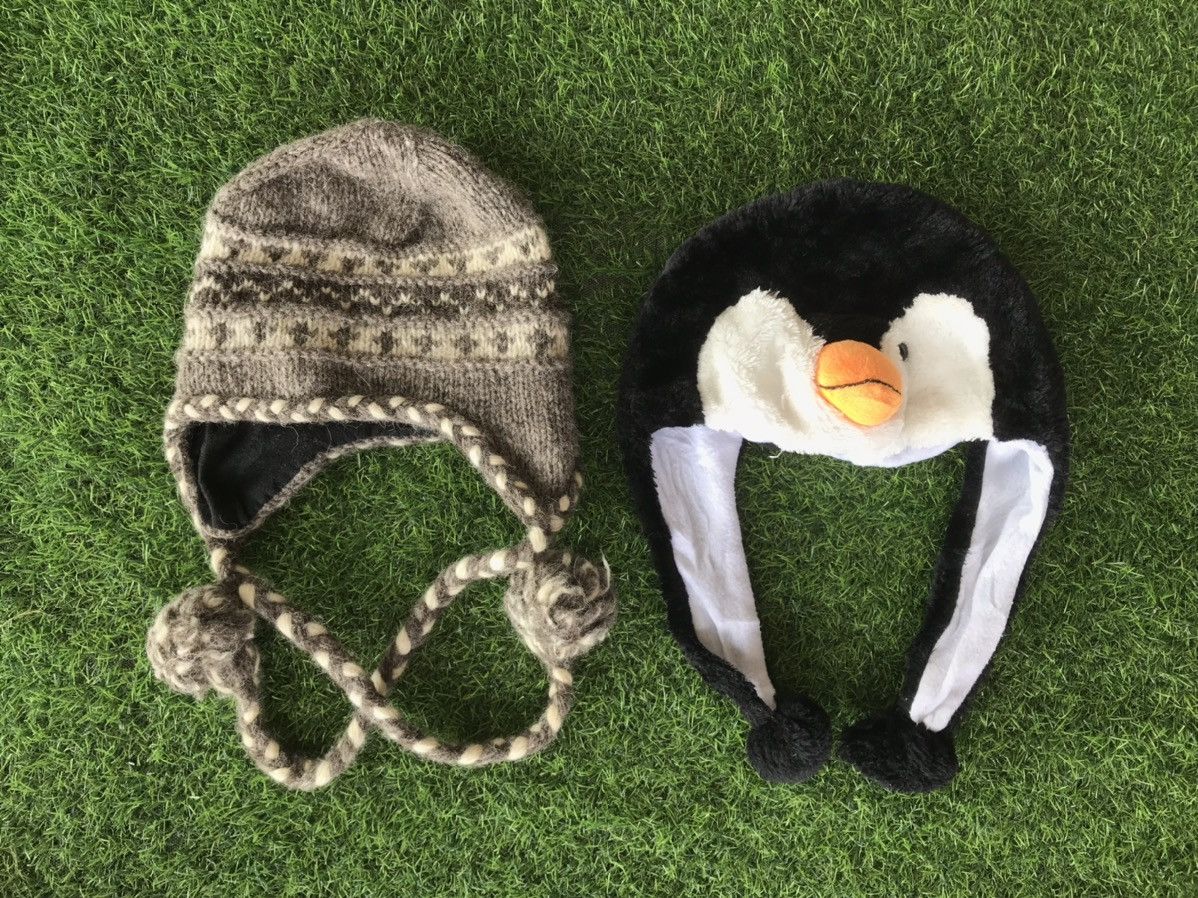 Japanese Brand 🔥Sales🔥Bulk 2pcs Earflap Beanie Hat Size ONE SIZE - 1 Thumbnail