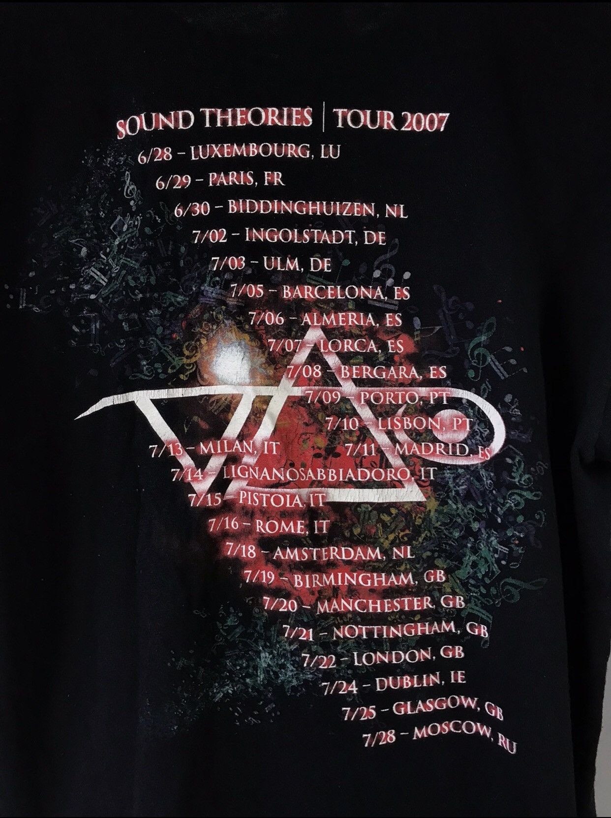 Band Tees × Vintage Steve Vai 2007 Vintage Rock Band Tour Tee Size US M / EU 48-50 / 2 - 5 Thumbnail