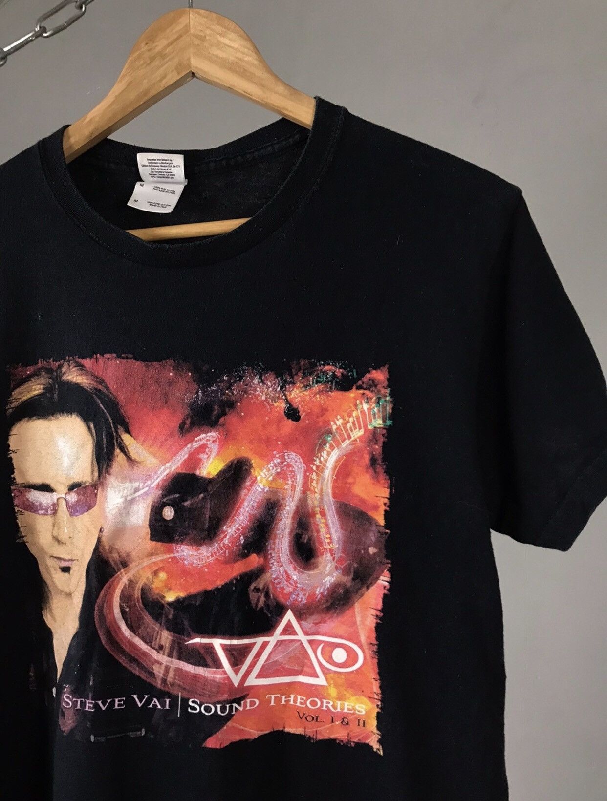 Band Tees × Vintage Steve Vai 2007 Vintage Rock Band Tour Tee Size US M / EU 48-50 / 2 - 2 Thumbnail
