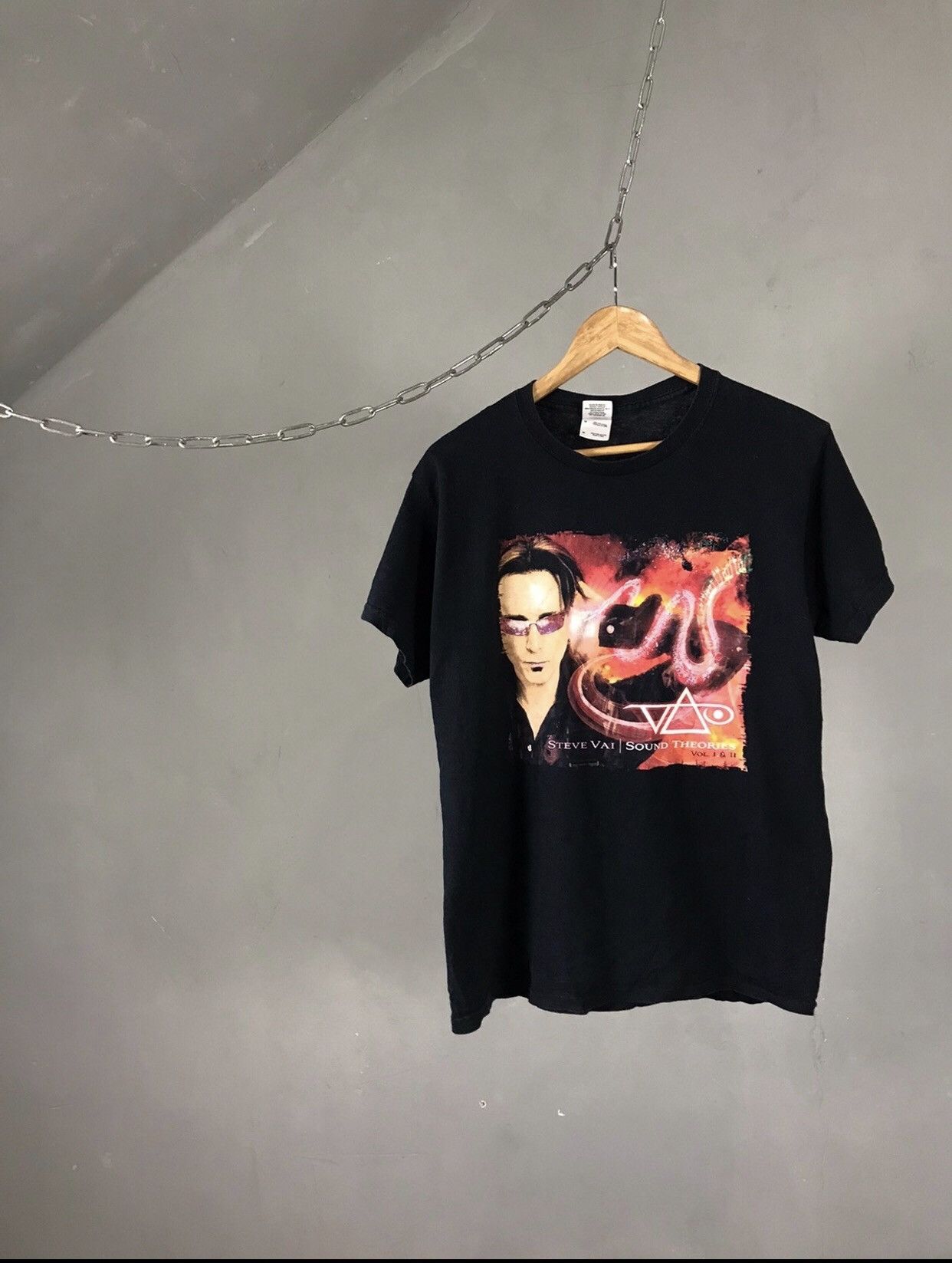 Band Tees × Vintage Steve Vai 2007 Vintage Rock Band Tour Tee Size US M / EU 48-50 / 2 - 1 Thumbnail